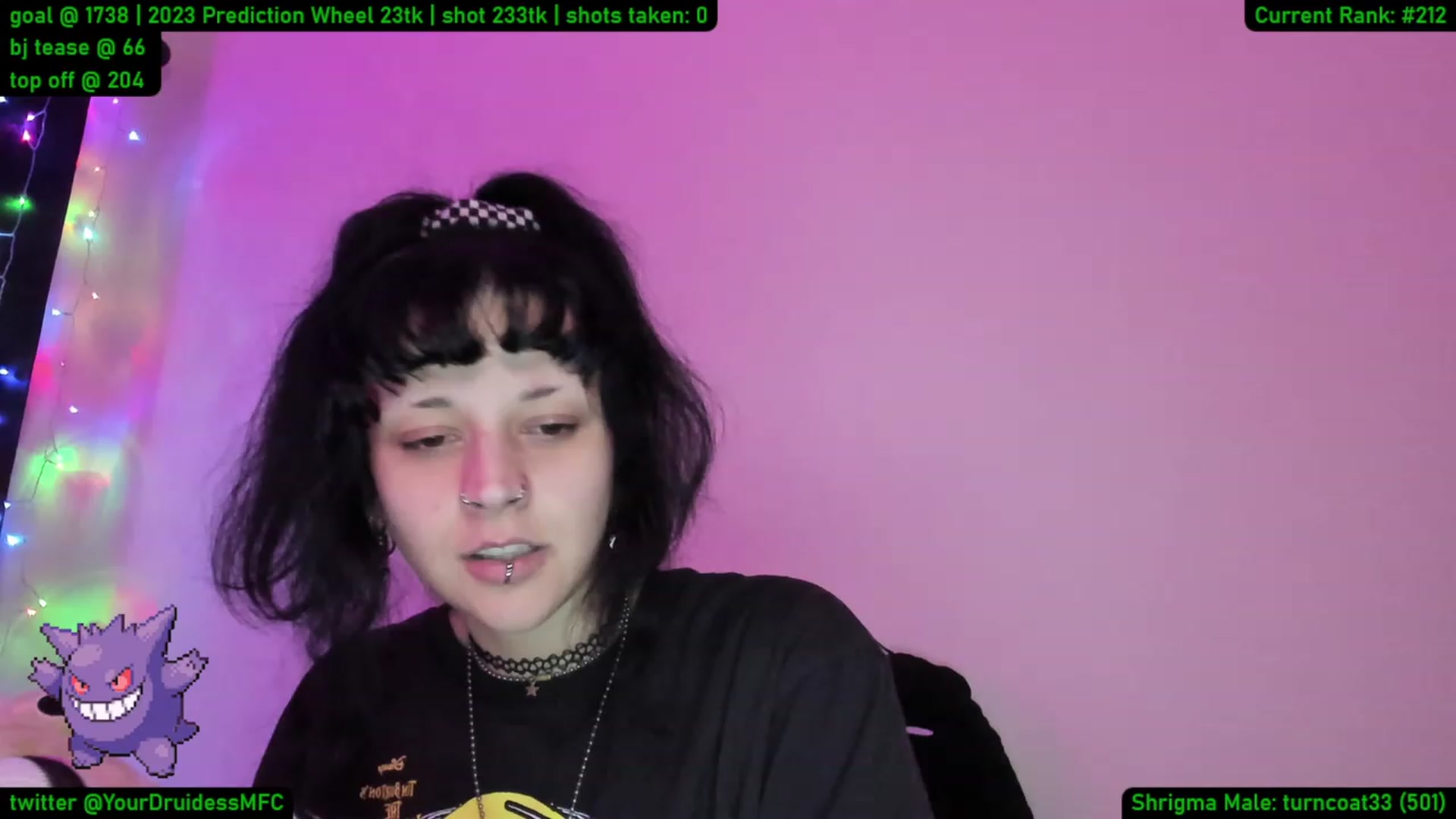 Gallery image thumbnail from YourDruidess's myfreecams stream on, 01/10/2023, 10:23 image 19 of 20