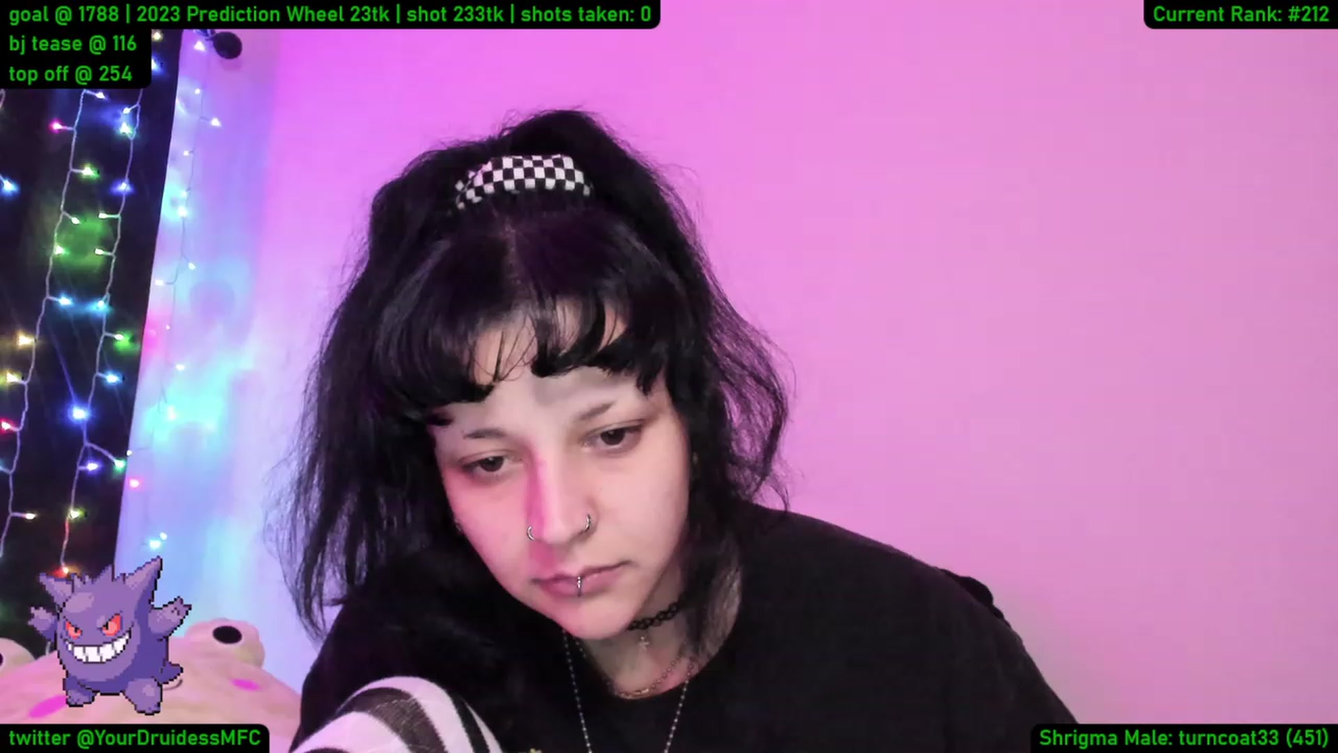 Gallery image thumbnail from YourDruidess's myfreecams stream on, 01/10/2023, 10:23 image 16 of 20