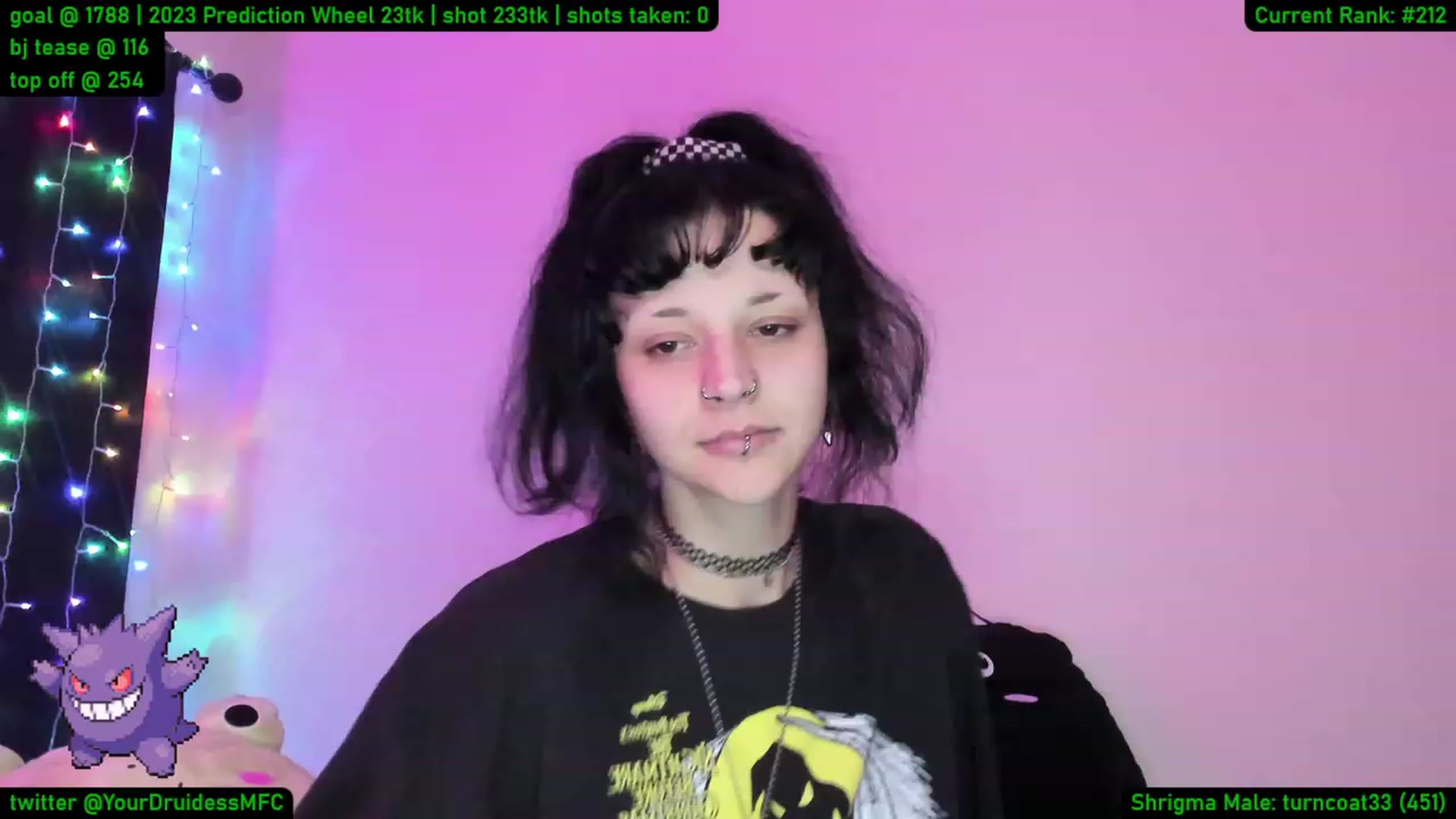 Gallery image thumbnail from YourDruidess's myfreecams stream on, 01/10/2023, 10:23 image 10 of 20