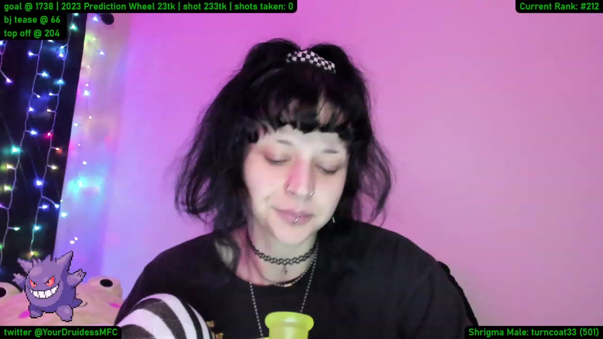 Gallery image thumbnail from YourDruidess's myfreecams stream on, 01/10/2023, 10:23 image 18 of 20