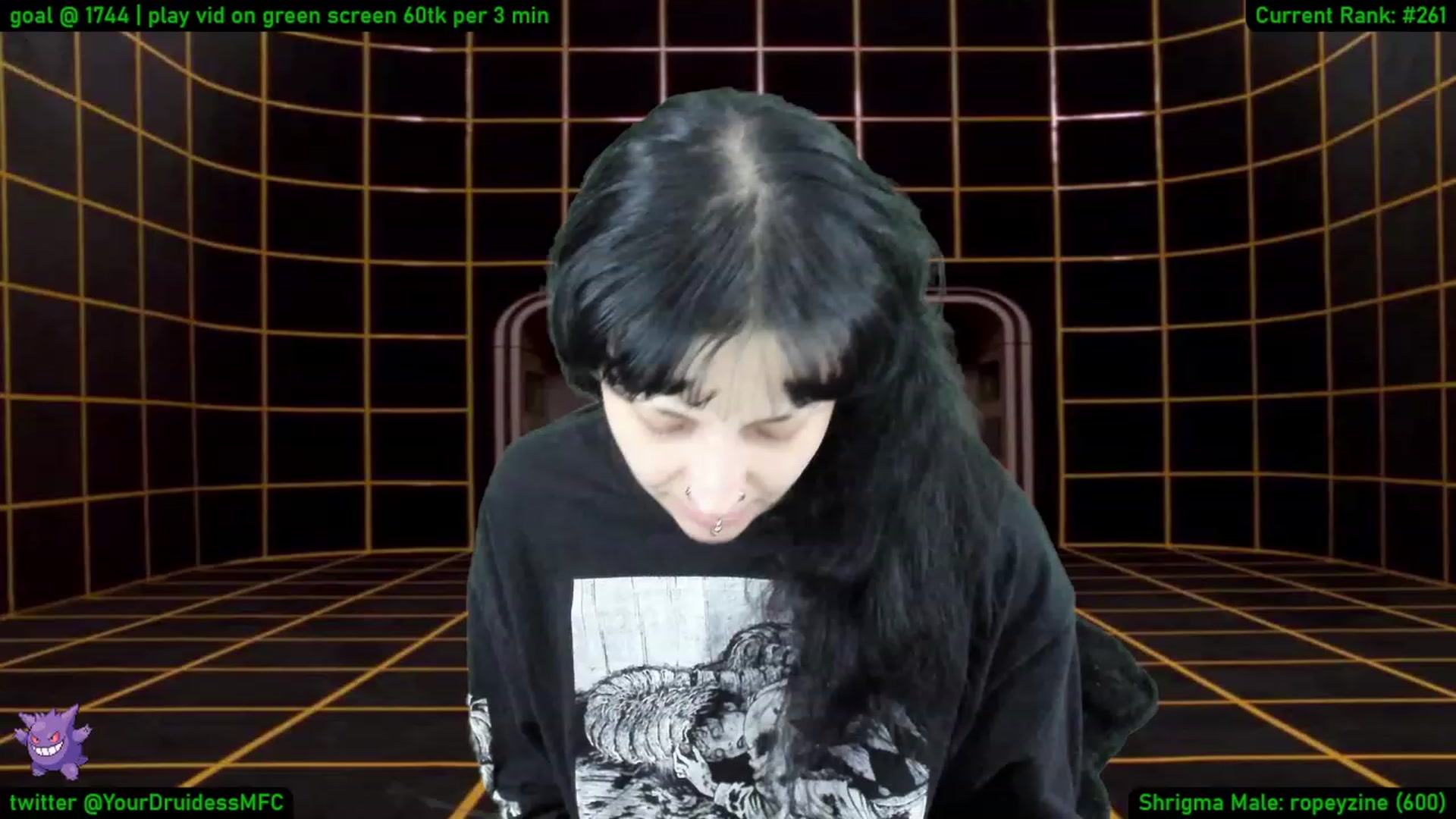 Gallery image thumbnail from YourDruidess's myfreecams stream on, 01/13/2023, 10:56 image 18 of 20