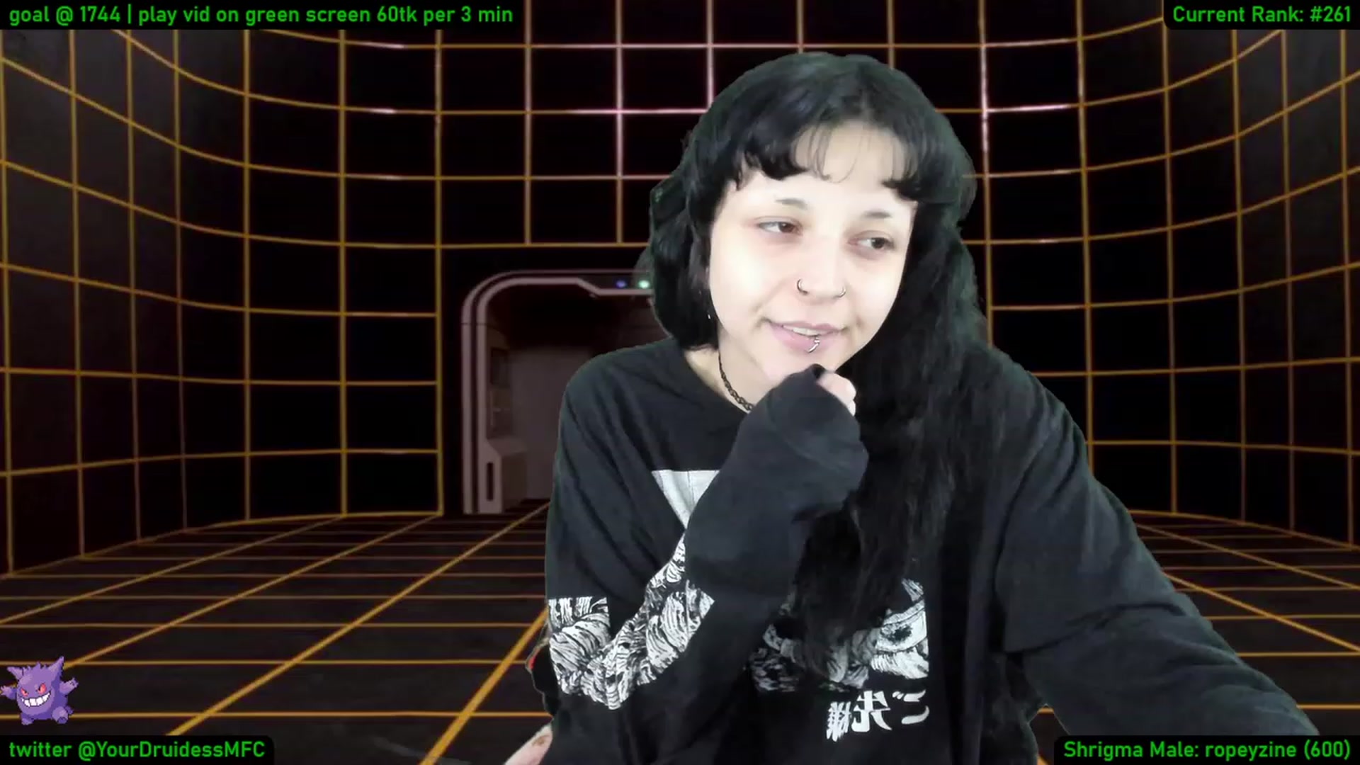 Gallery image thumbnail from YourDruidess's myfreecams stream on, 01/13/2023, 10:56 image 19 of 20