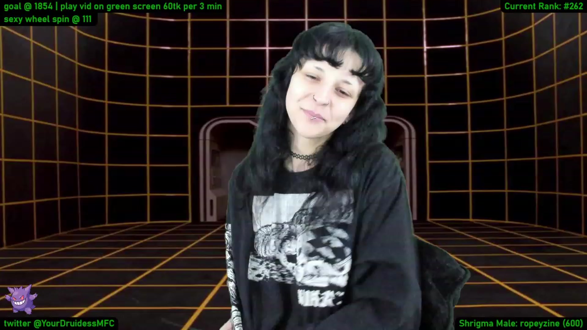 Gallery image thumbnail from YourDruidess's myfreecams stream on, 01/13/2023, 10:56 image 7 of 20