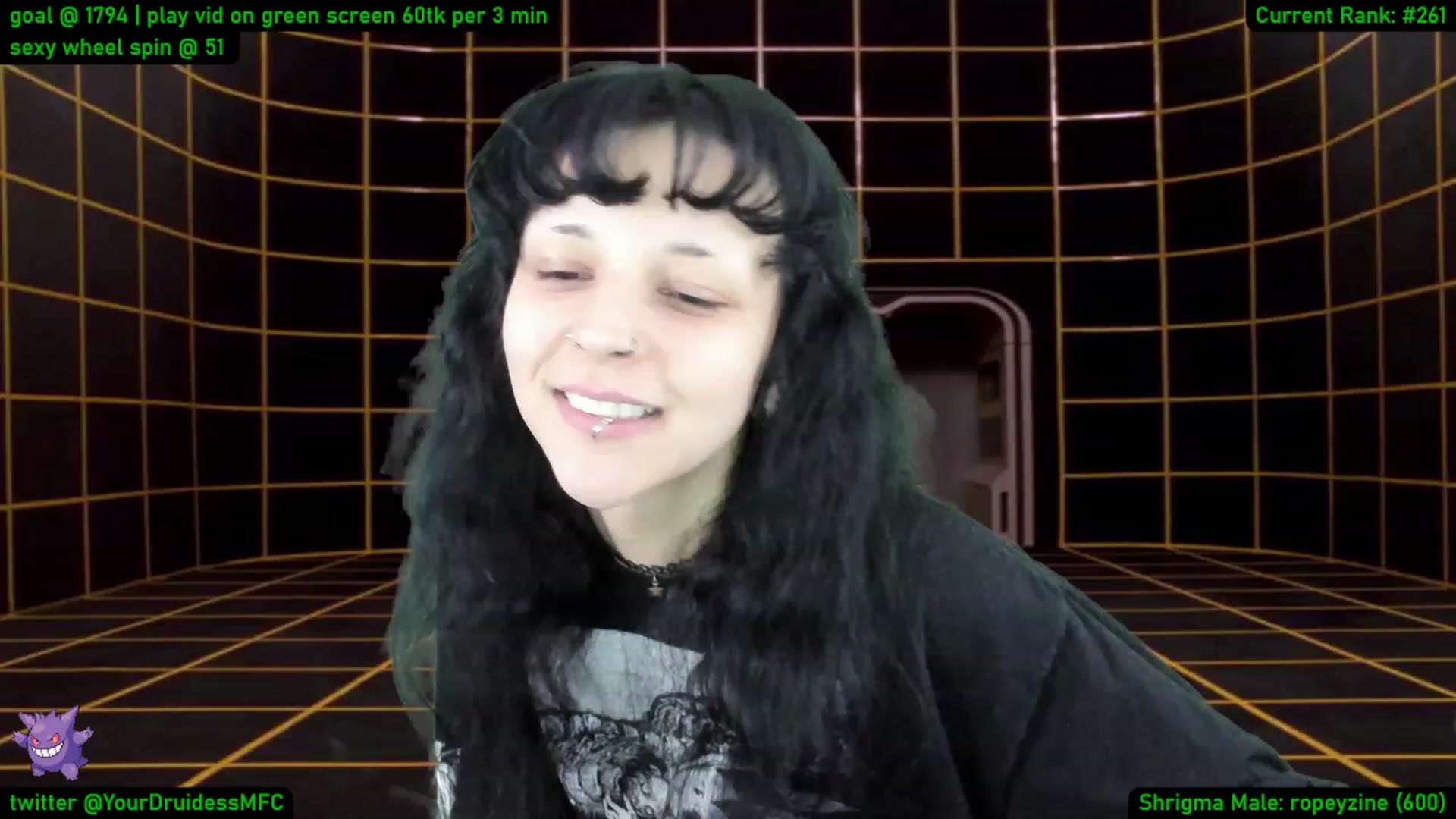 Gallery image thumbnail from YourDruidess's myfreecams stream on, 01/13/2023, 10:56 image 12 of 20