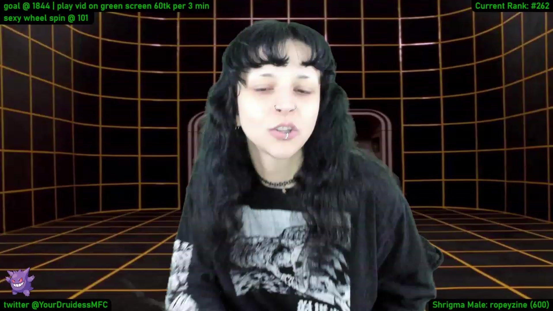 Gallery image thumbnail from YourDruidess's myfreecams stream on, 01/13/2023, 10:56 image 8 of 20