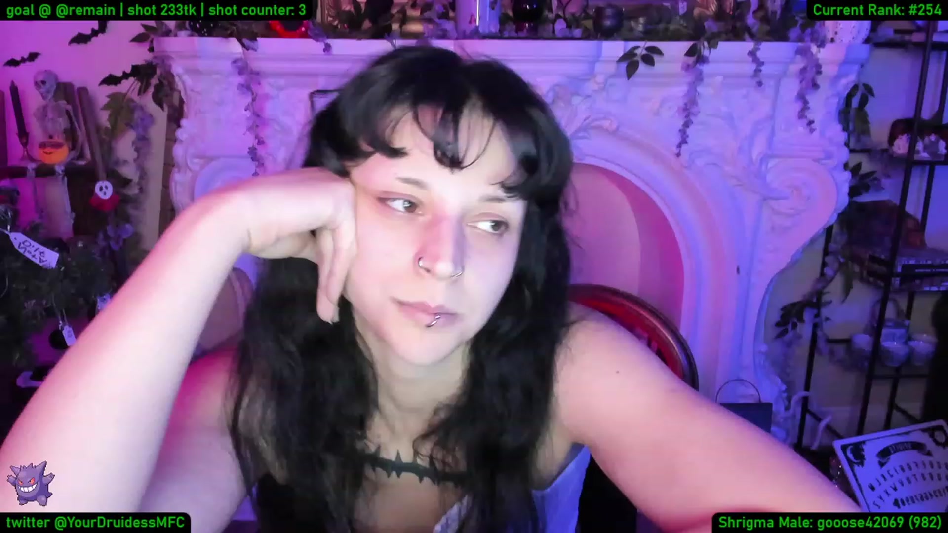 Gallery image thumbnail from YourDruidess's myfreecams stream on, 01/15/2023, 10:05 image 12 of 20