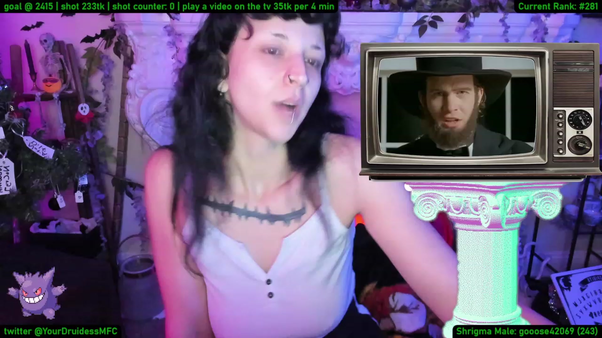 Gallery image thumbnail from YourDruidess's myfreecams stream on, 01/17/2023, 10:09 image 9 of 20