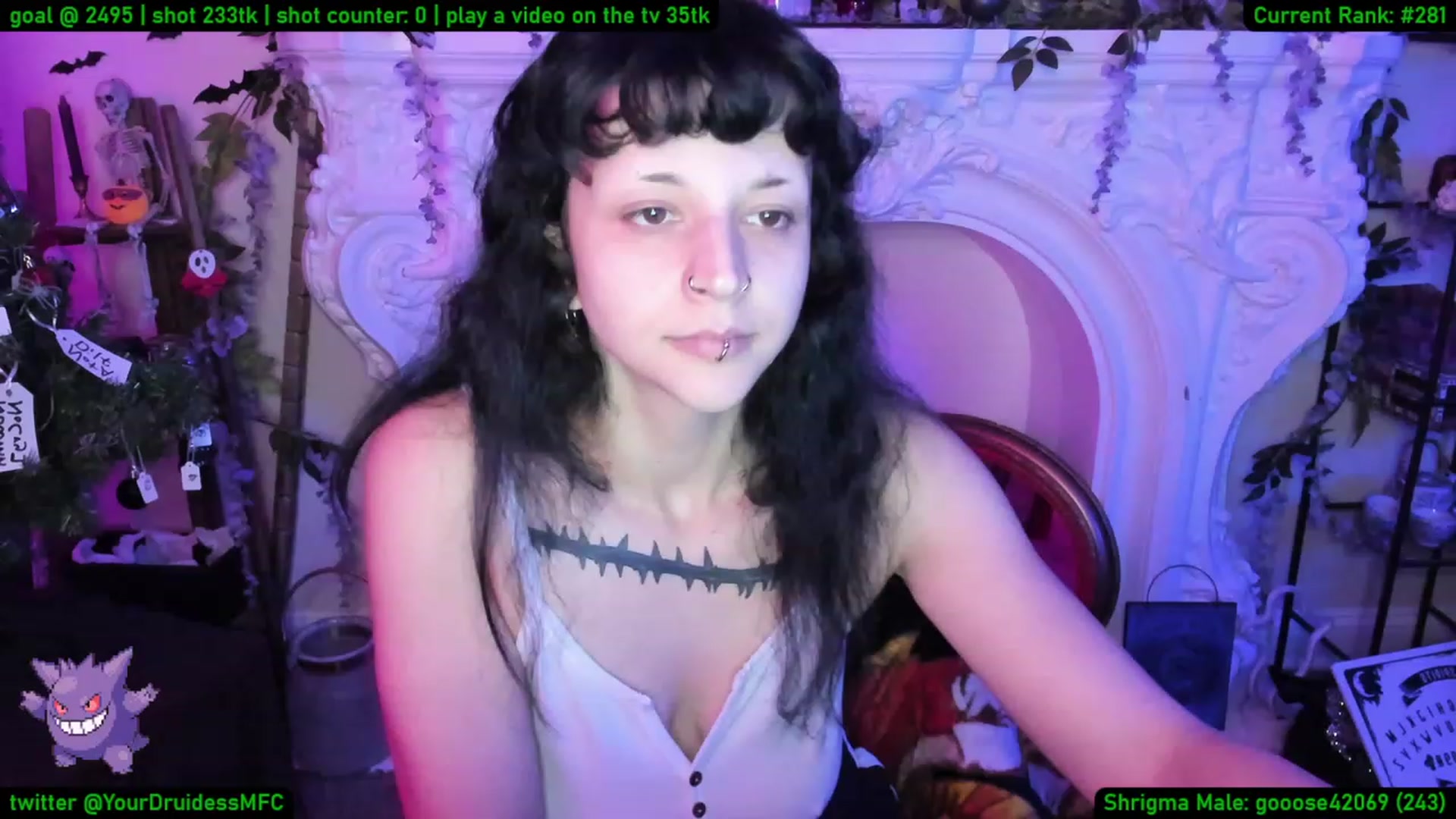Gallery image thumbnail from YourDruidess's myfreecams stream on, 01/17/2023, 10:09 image 6 of 20