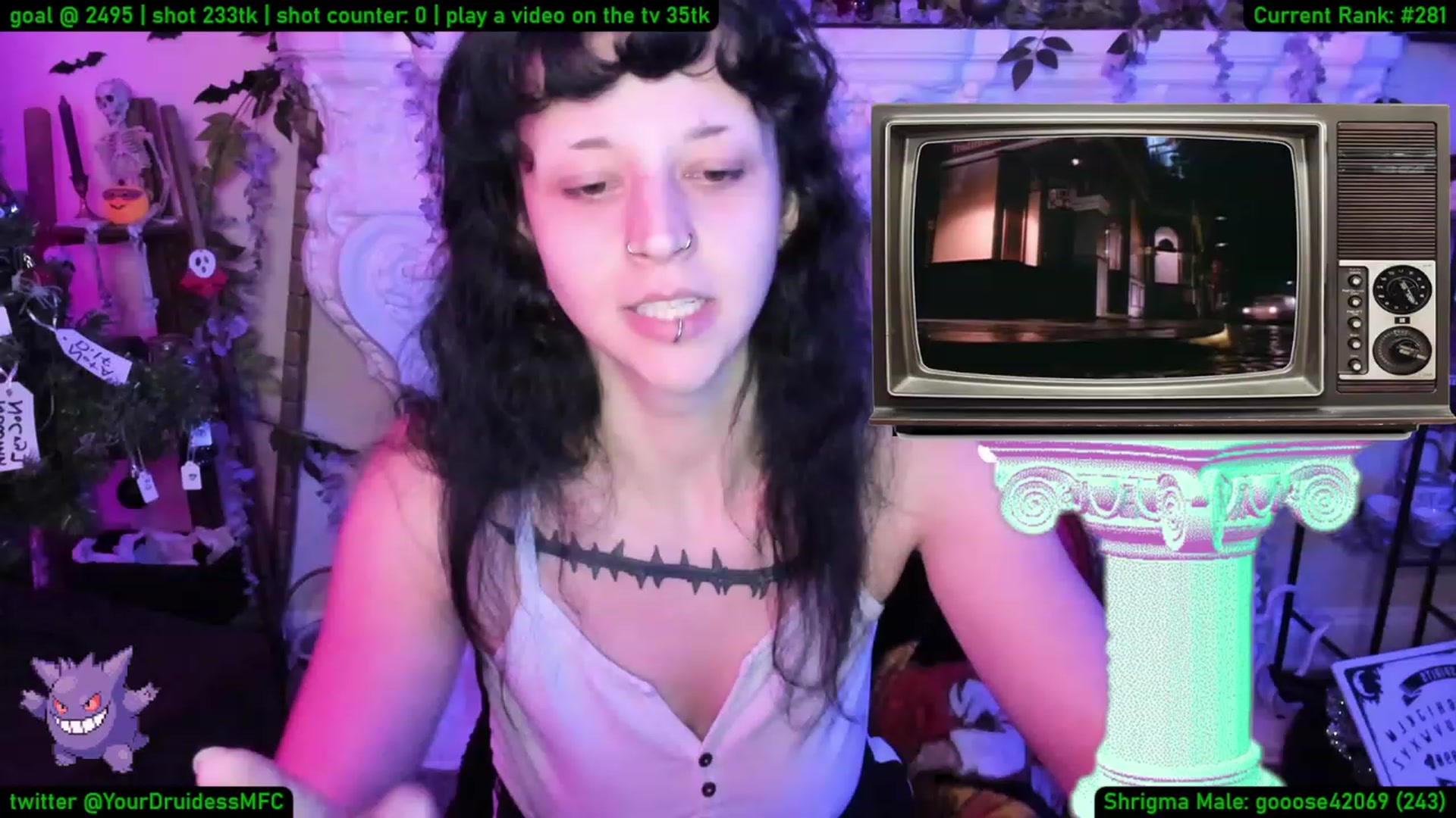 Gallery image thumbnail from YourDruidess's myfreecams stream on, 01/17/2023, 10:09 image 8 of 20
