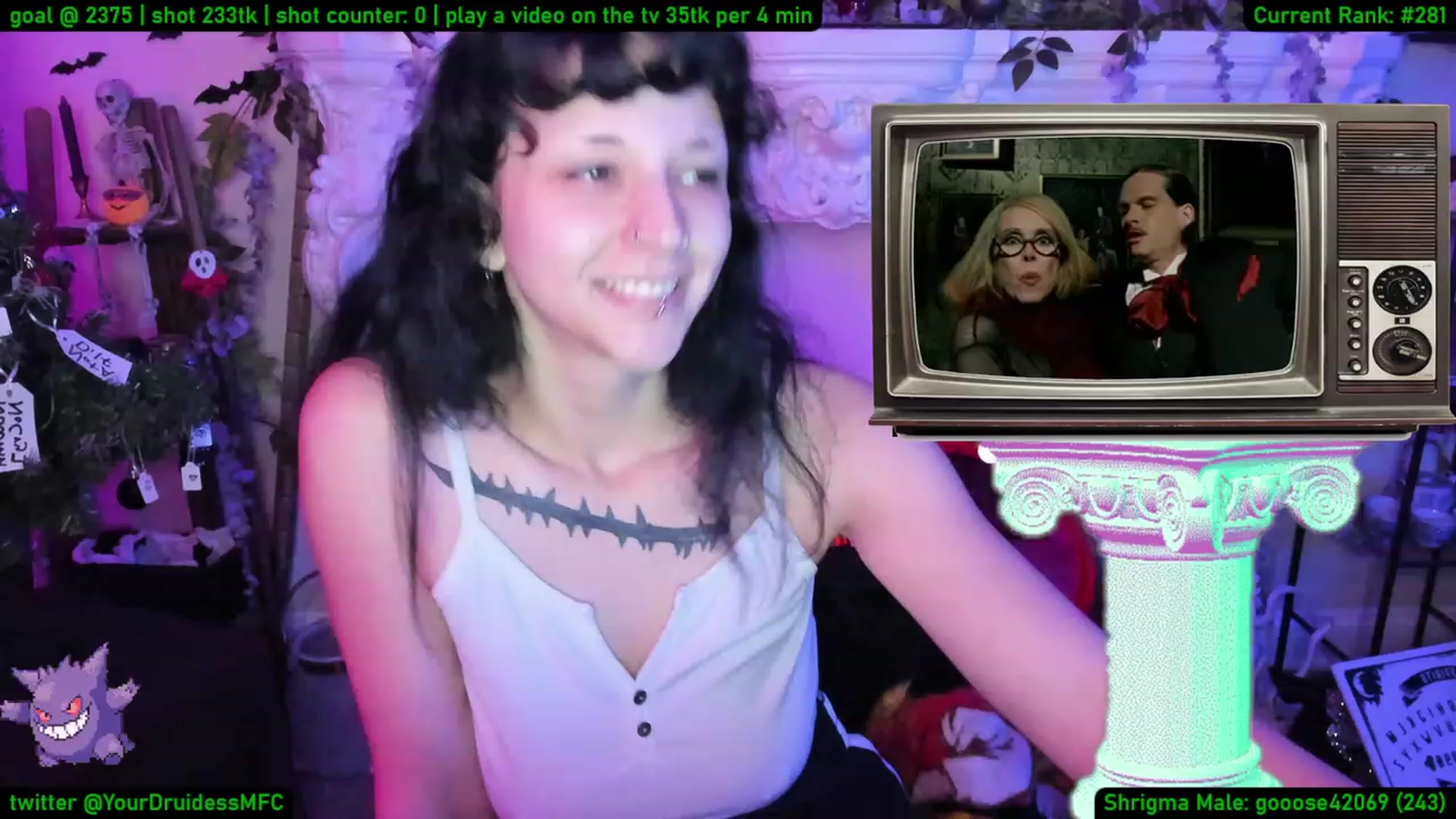 Gallery image thumbnail from YourDruidess's myfreecams stream on, 01/17/2023, 10:09 image 11 of 20