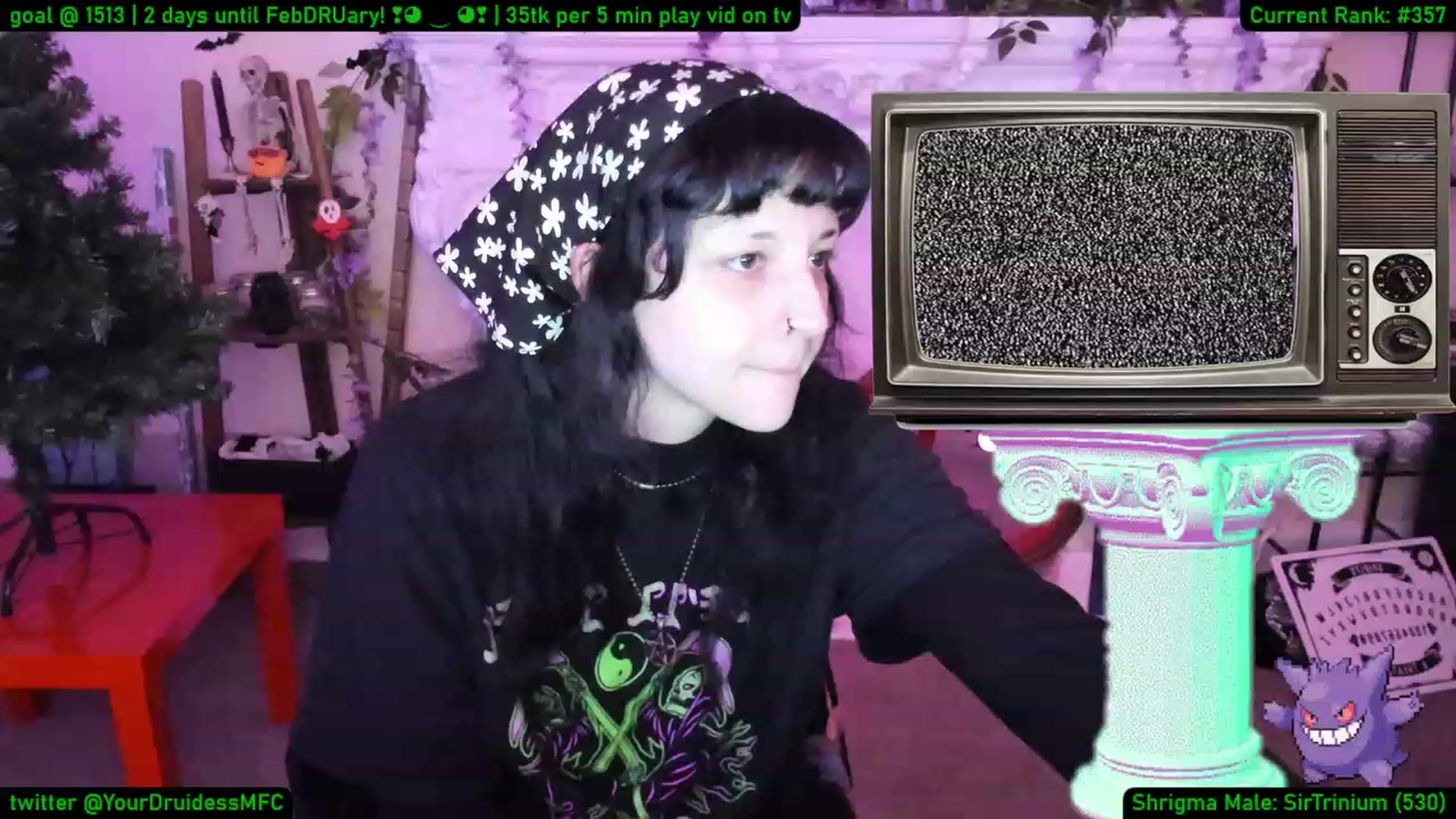 Gallery image thumbnail from YourDruidess's myfreecams stream on, 01/30/2023, 11:33 image 20 of 20