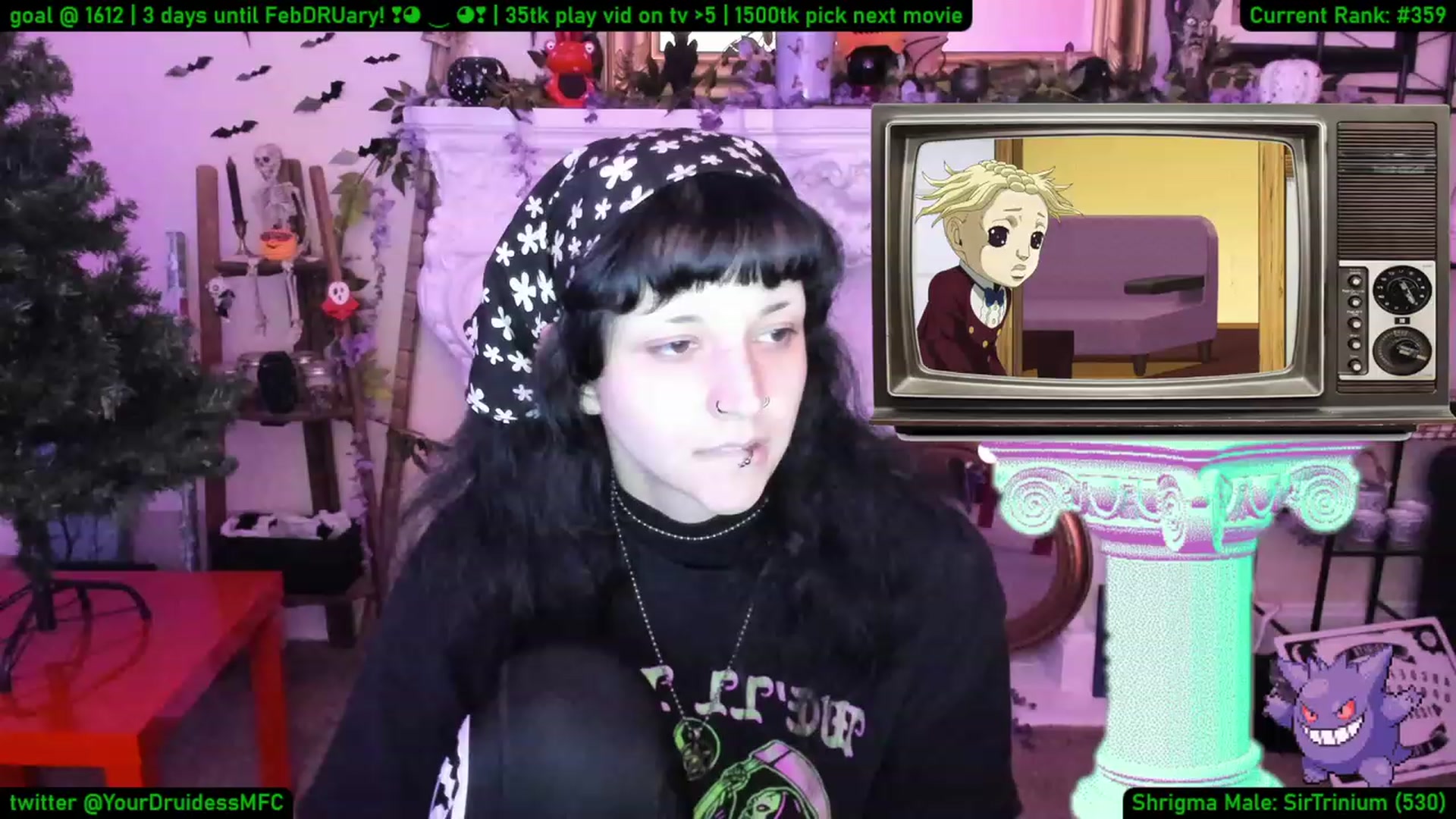 Gallery image thumbnail from YourDruidess's myfreecams stream on, 01/30/2023, 11:33 image 3 of 20