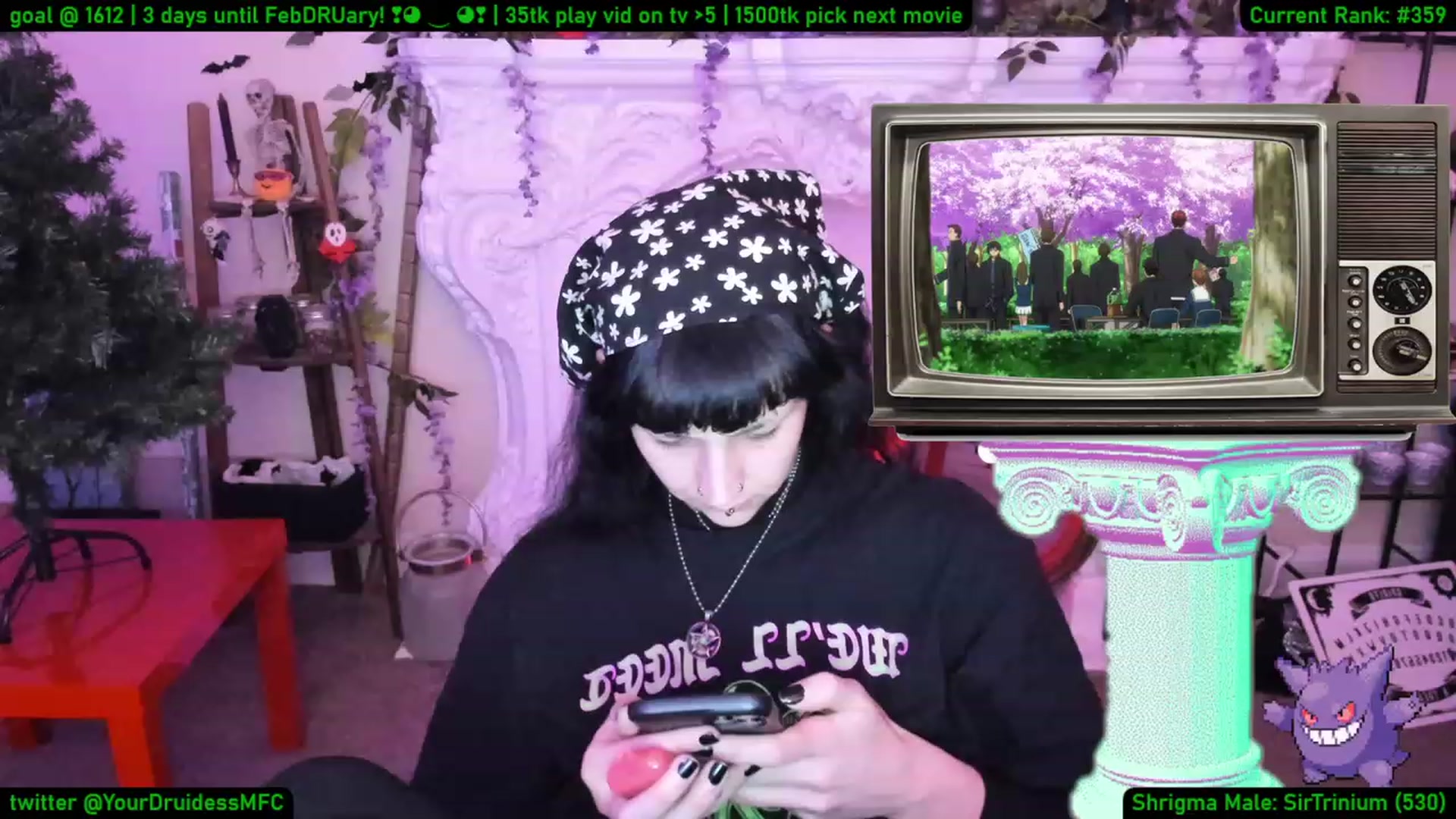 Gallery image thumbnail from YourDruidess's myfreecams stream on, 01/30/2023, 11:33 image 9 of 20