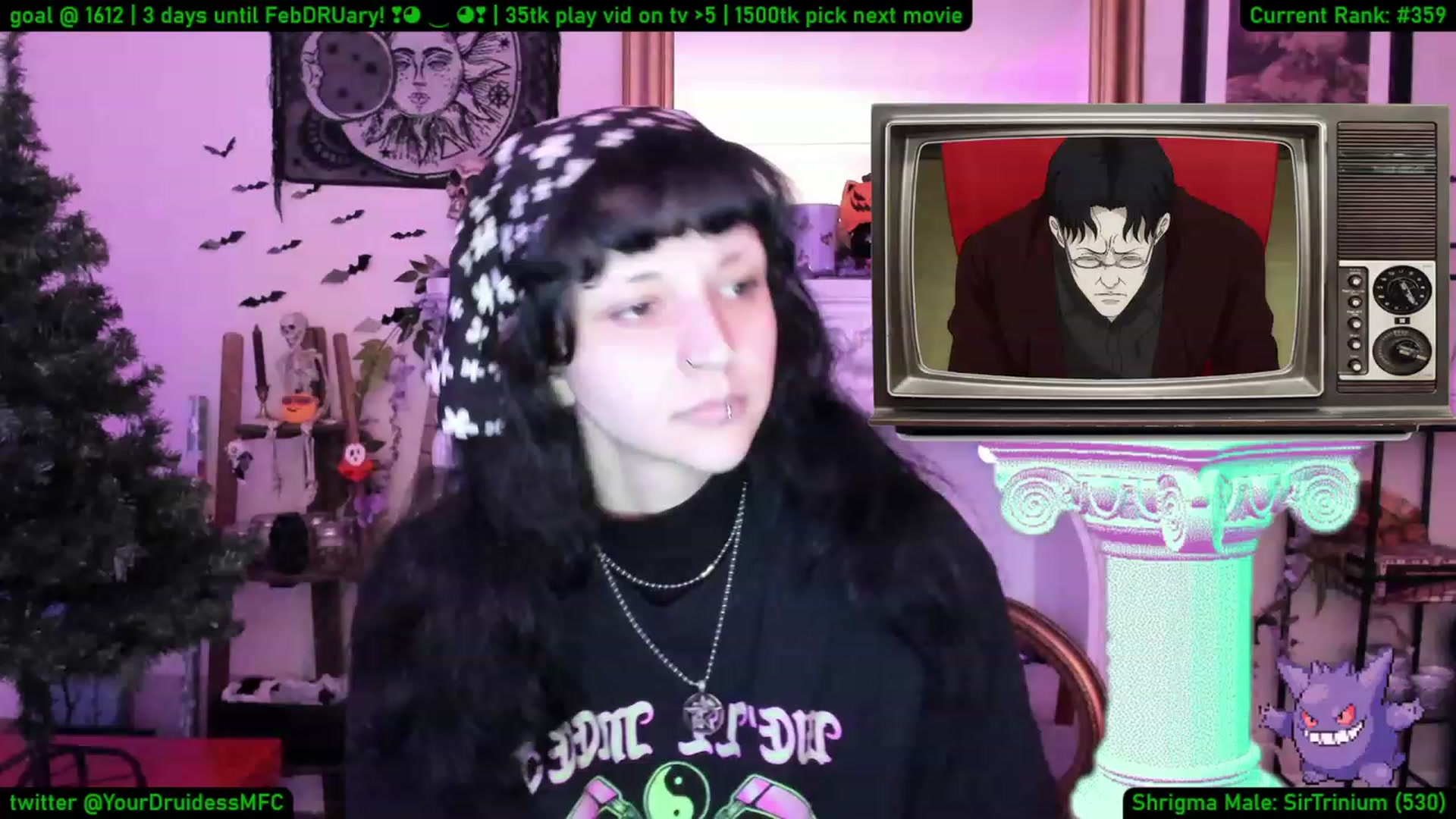 Gallery image thumbnail from YourDruidess's myfreecams stream on, 01/30/2023, 11:33 image 12 of 20
