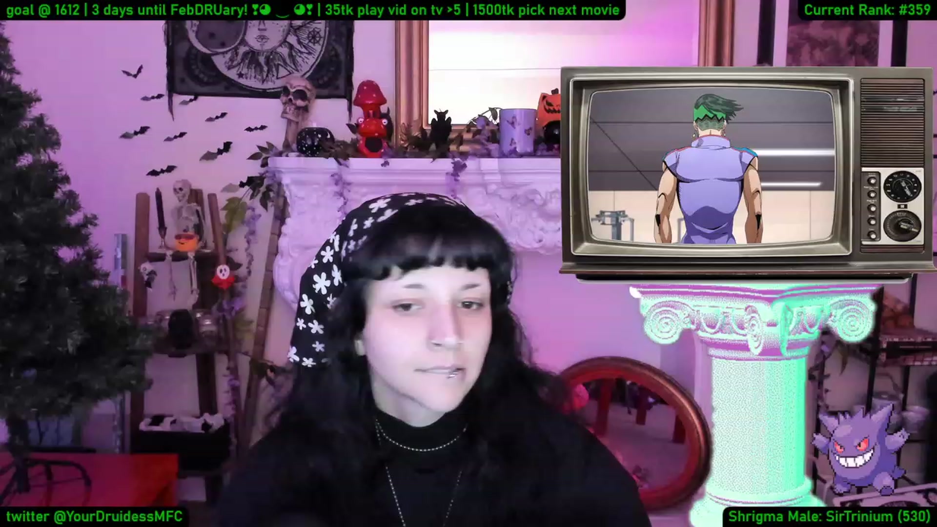 Gallery image thumbnail from YourDruidess's myfreecams stream on, 01/30/2023, 11:33 image 6 of 20
