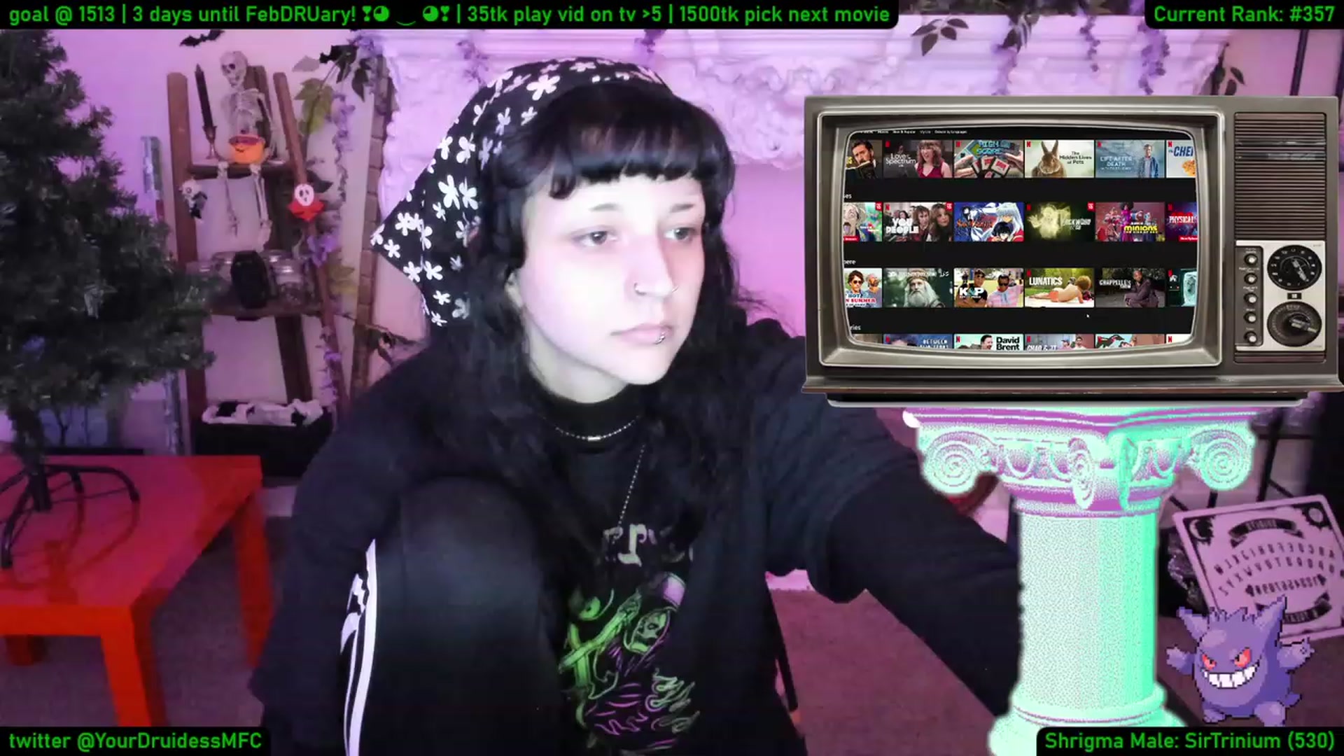 Gallery image thumbnail from YourDruidess's myfreecams stream on, 01/30/2023, 11:33 image 18 of 20