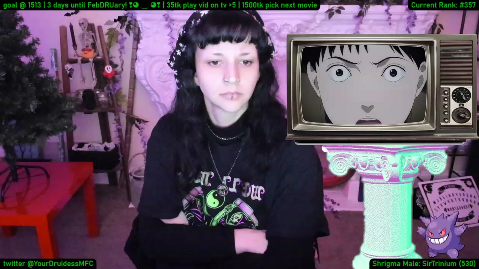 Gallery image thumbnail from YourDruidess's myfreecams stream on, 01/30/2023, 11:33 image 16 of 20