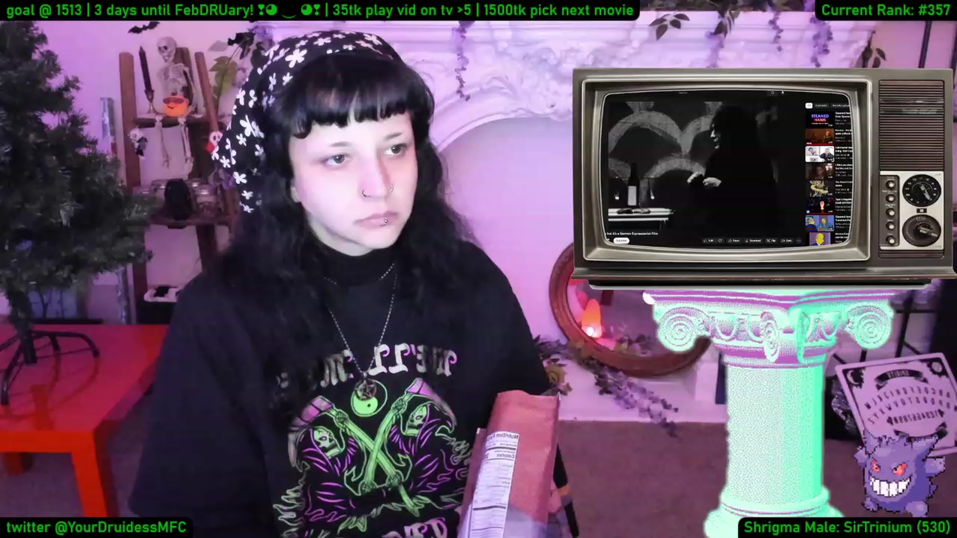 Gallery image thumbnail from YourDruidess's myfreecams stream on, 01/30/2023, 11:33 image 19 of 20