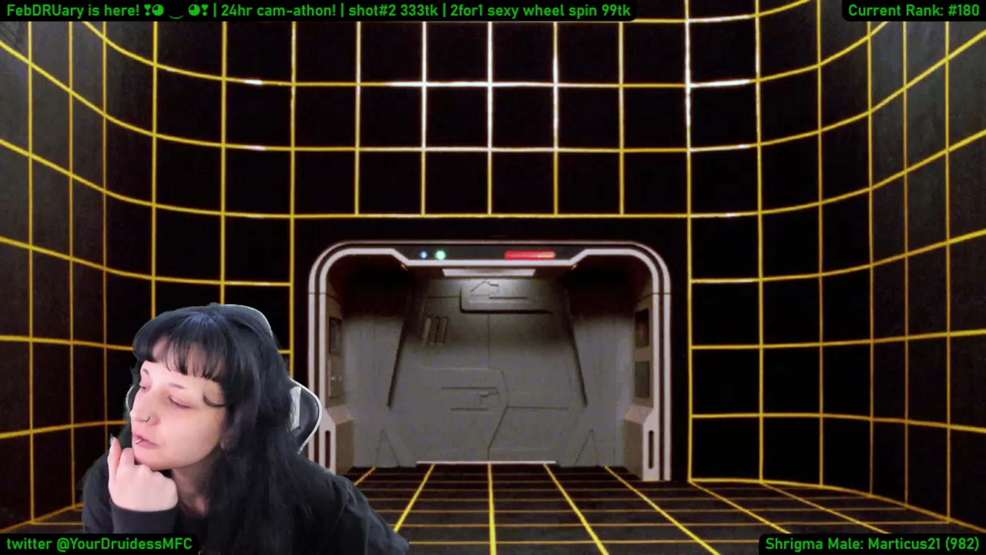 Gallery image thumbnail from YourDruidess's myfreecams stream on, 02/01/2023, 11:38 image 14 of 20