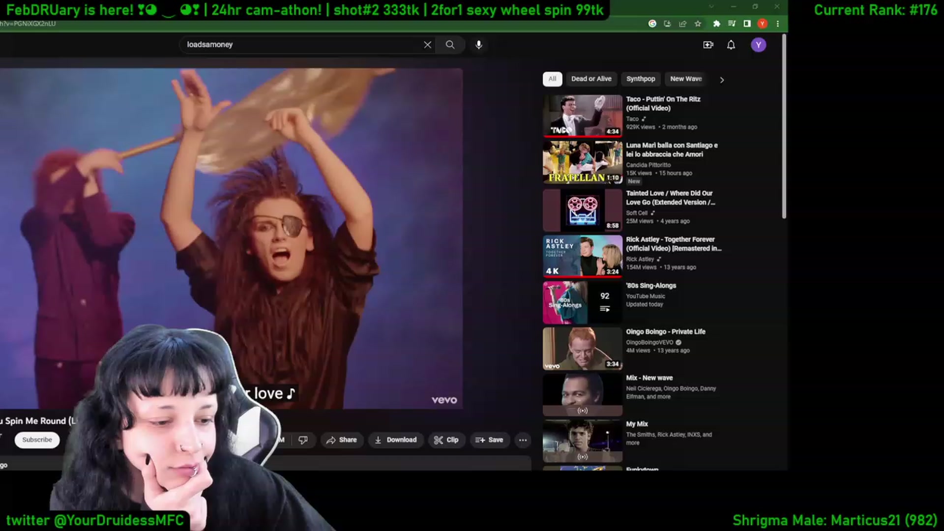 Gallery image thumbnail from YourDruidess's myfreecams stream on, 02/01/2023, 11:38 image 8 of 20