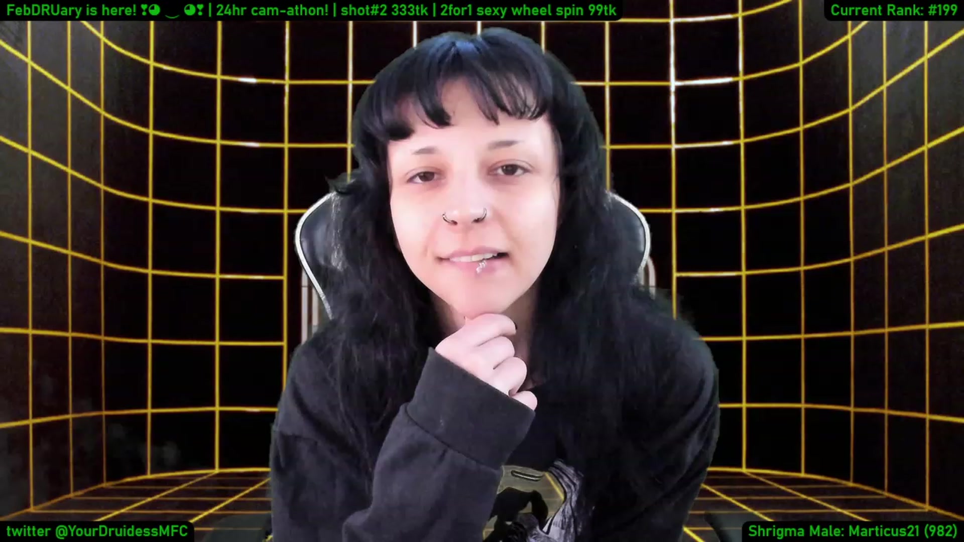 Gallery image thumbnail from YourDruidess's myfreecams stream on, 02/01/2023, 13:23 image 17 of 20