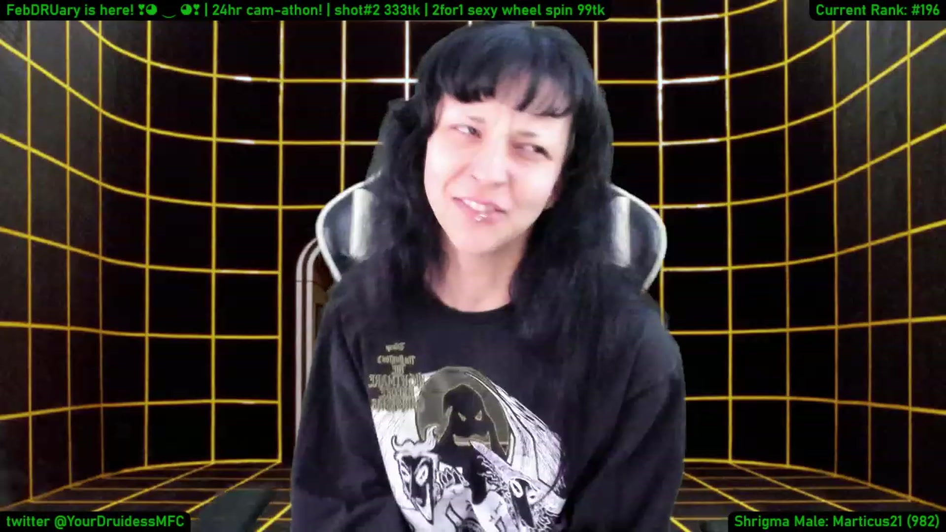 Gallery image thumbnail from YourDruidess's myfreecams stream on, 02/01/2023, 13:23 image 6 of 20
