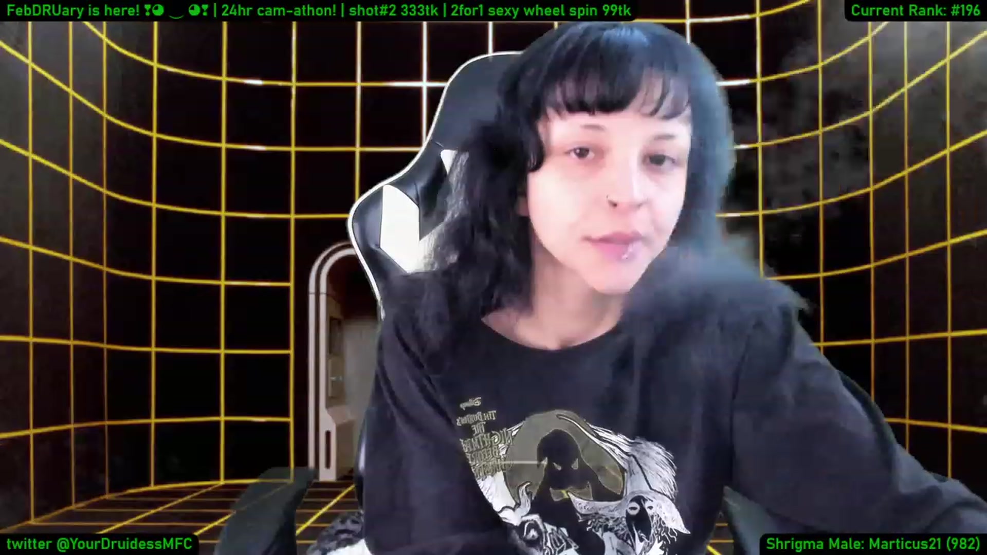 Gallery image thumbnail from YourDruidess's myfreecams stream on, 02/01/2023, 13:23 image 3 of 20