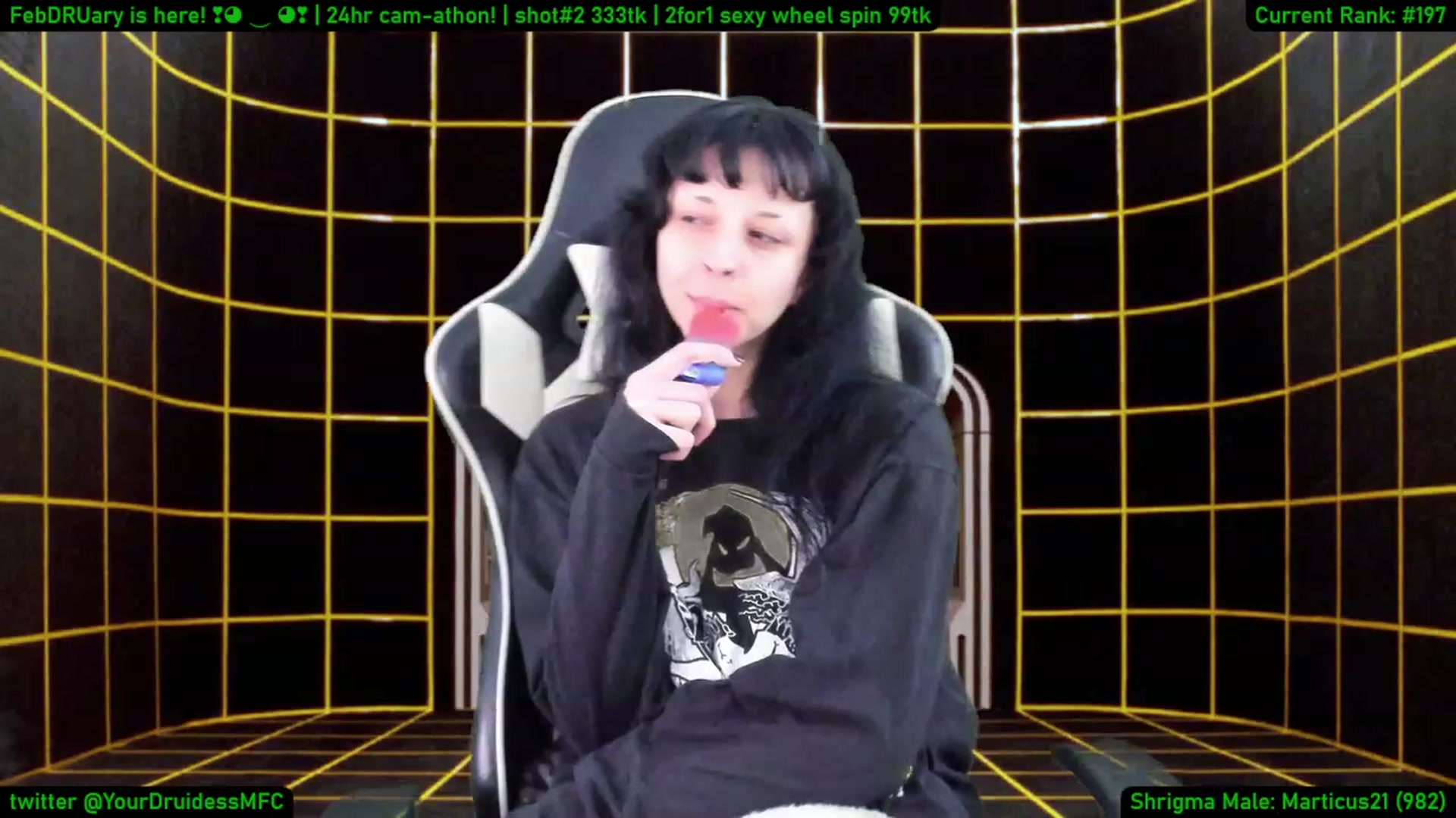 Gallery image thumbnail from YourDruidess's myfreecams stream on, 02/01/2023, 13:23 image 14 of 20