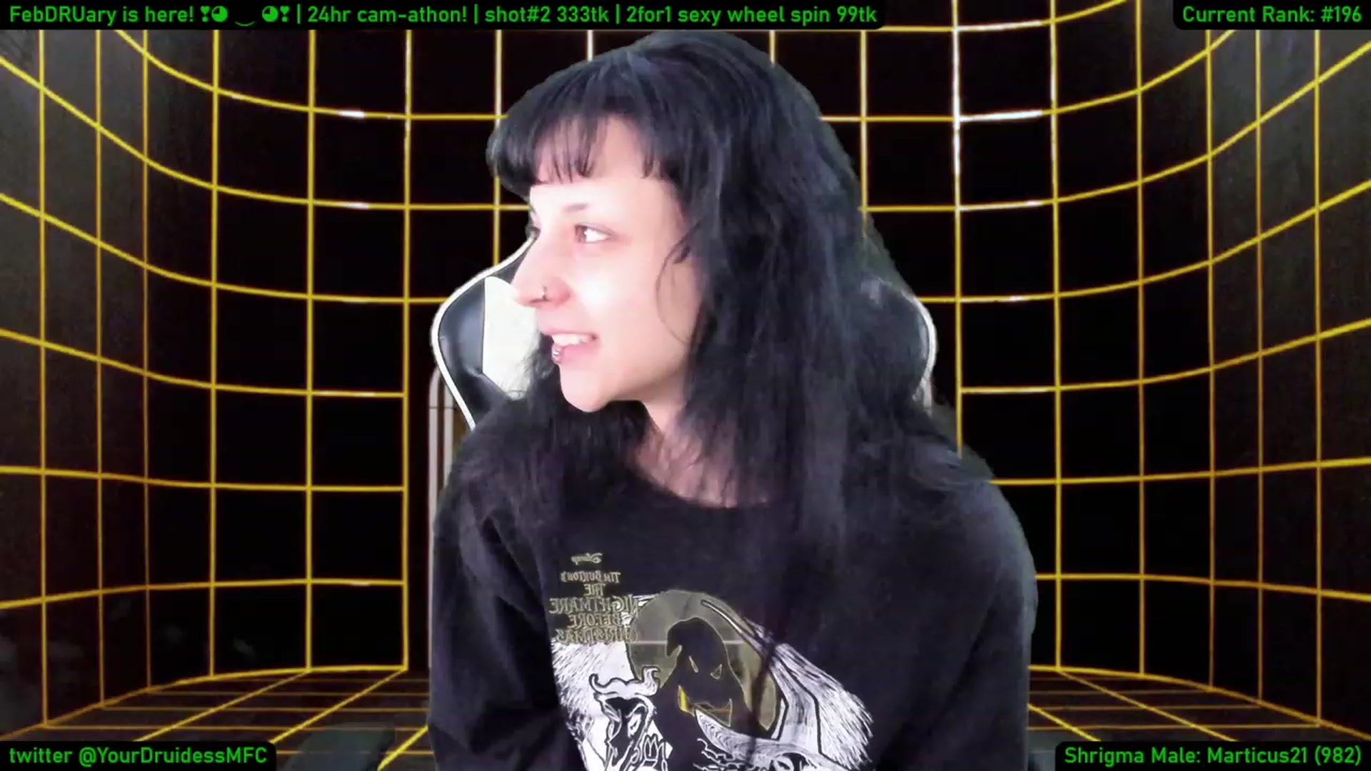 Gallery image thumbnail from YourDruidess's myfreecams stream on, 02/01/2023, 13:23 image 5 of 20