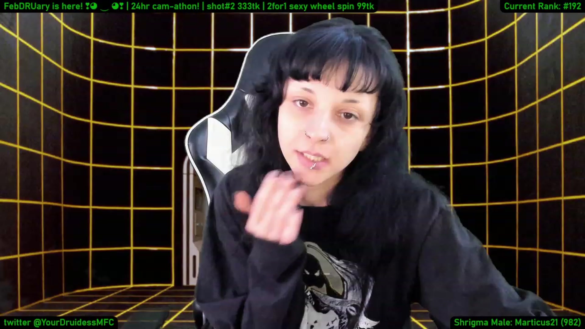 Gallery image thumbnail from YourDruidess's myfreecams stream on, 02/01/2023, 13:23 image 10 of 20