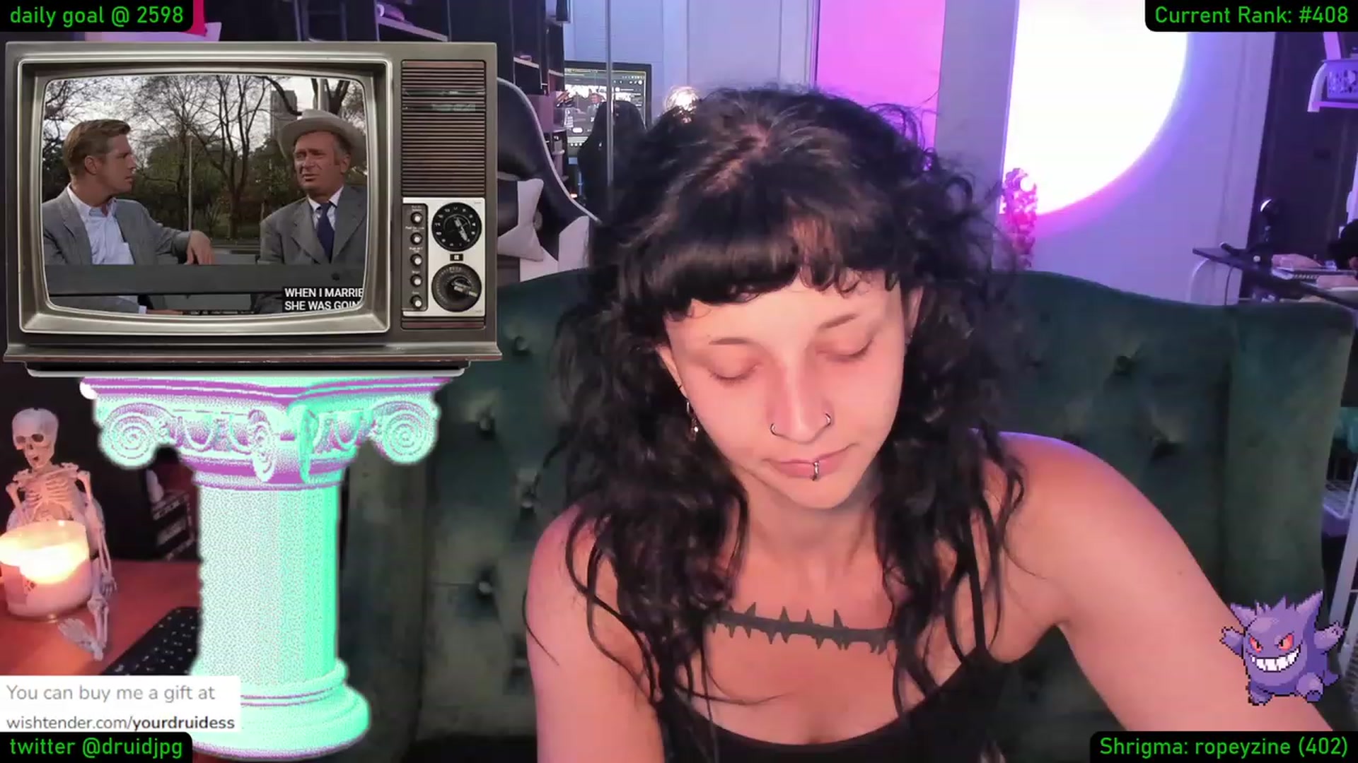 Gallery image thumbnail from YourDruidess's myfreecams stream on, 08/23/2023, 02:55 image 18 of 20