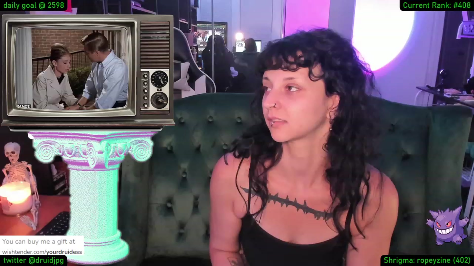 Gallery image thumbnail from YourDruidess's myfreecams stream on, 08/23/2023, 02:55 image 20 of 20
