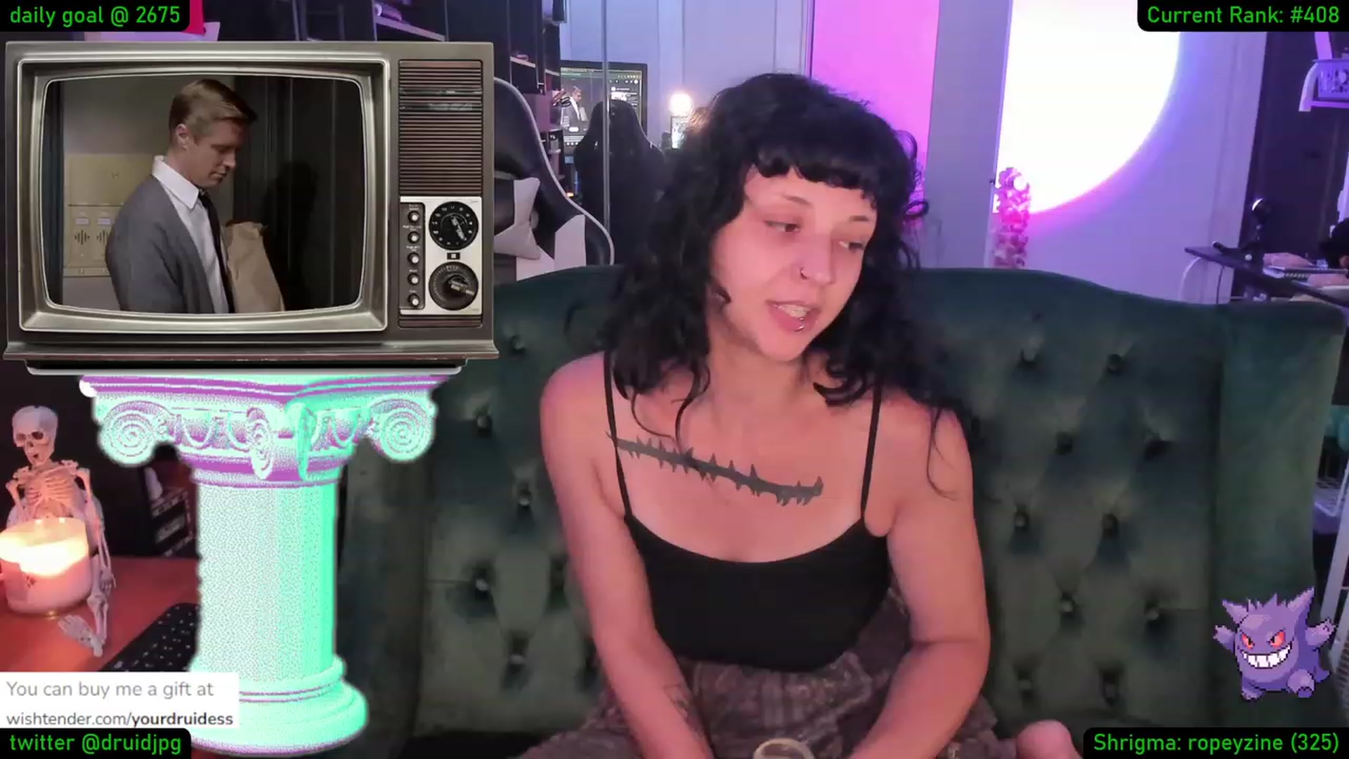 Gallery image thumbnail from YourDruidess's myfreecams stream on, 08/23/2023, 02:55 image 8 of 20
