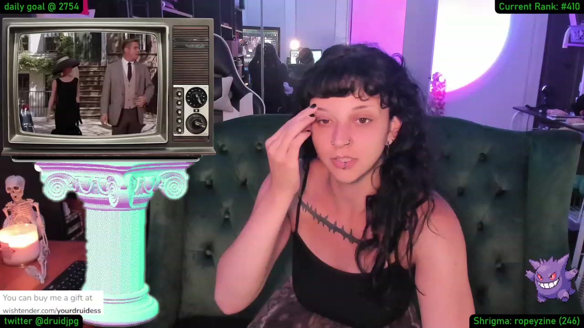 Gallery image thumbnail from YourDruidess's myfreecams stream on, 08/23/2023, 02:55 image 3 of 20