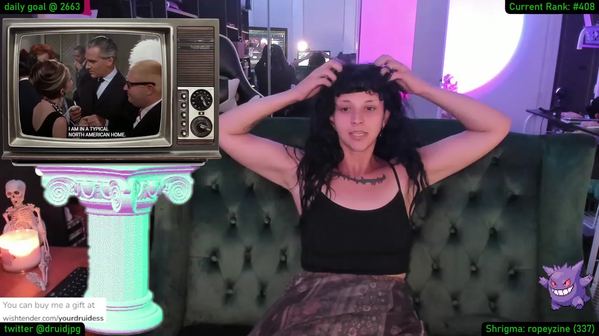 Gallery image thumbnail from YourDruidess's myfreecams stream on, 08/23/2023, 02:55 image 12 of 20