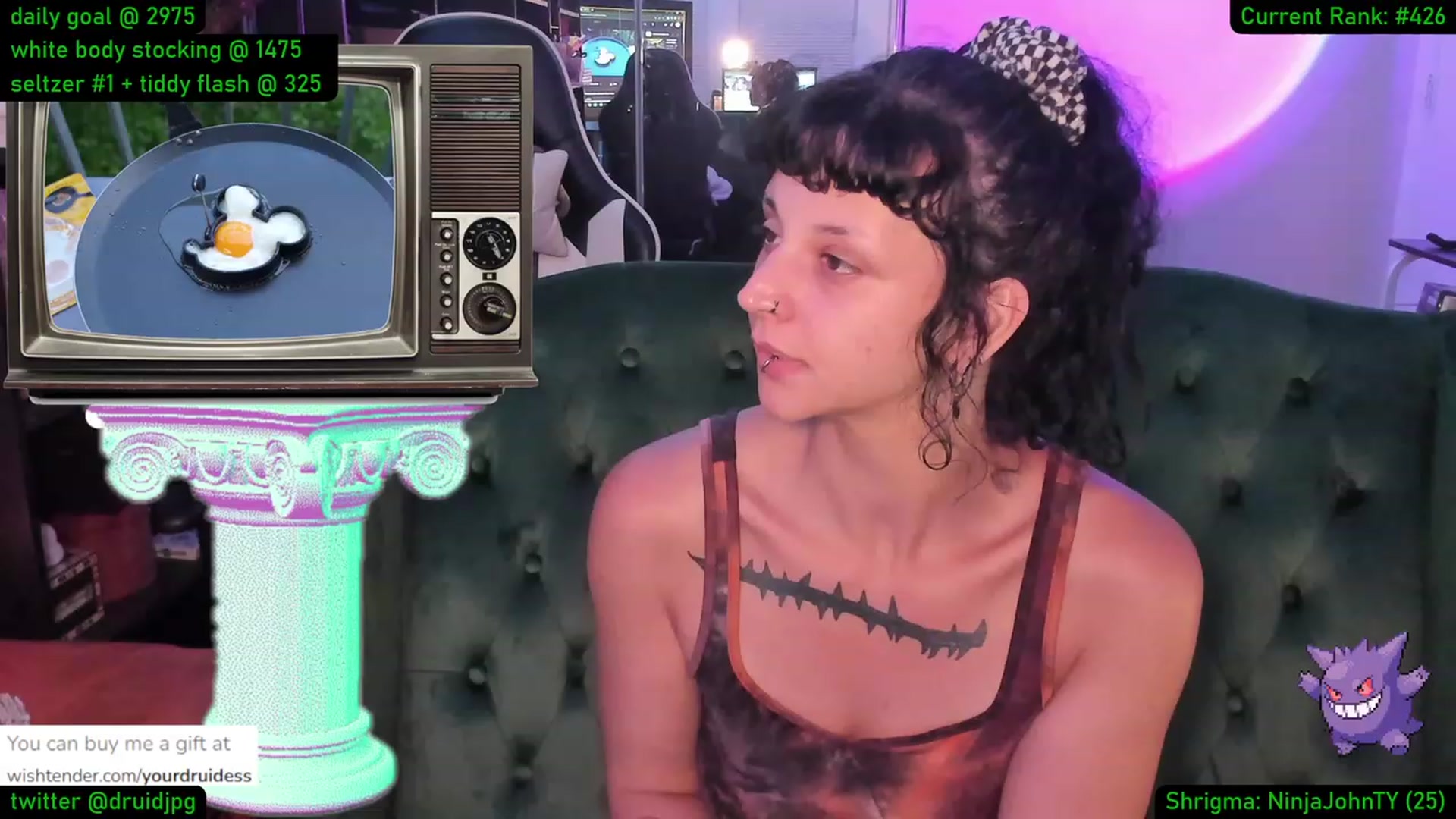 Gallery image thumbnail from YourDruidess's myfreecams stream on, 08/24/2023, 01:47 image 3 of 20