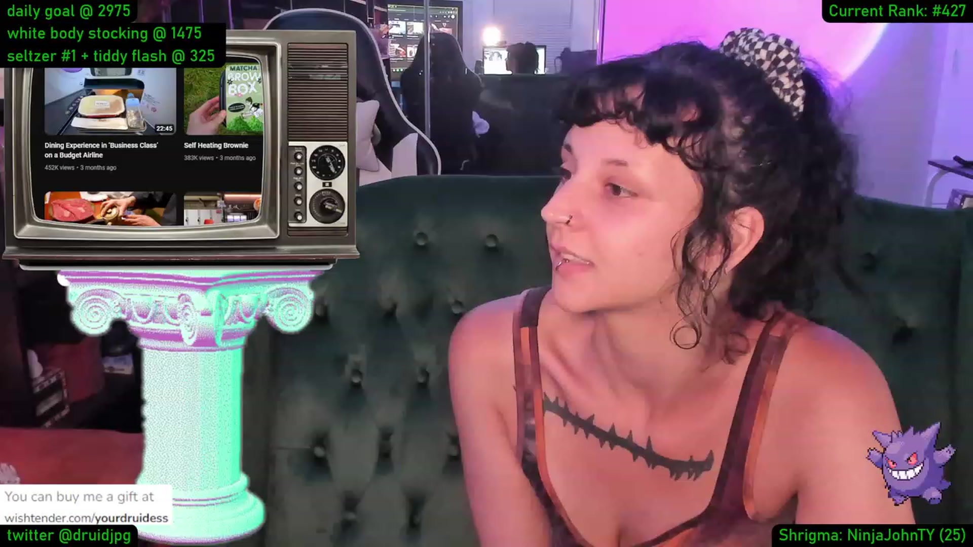 Gallery image thumbnail from YourDruidess's myfreecams stream on, 08/24/2023, 01:47 image 13 of 20