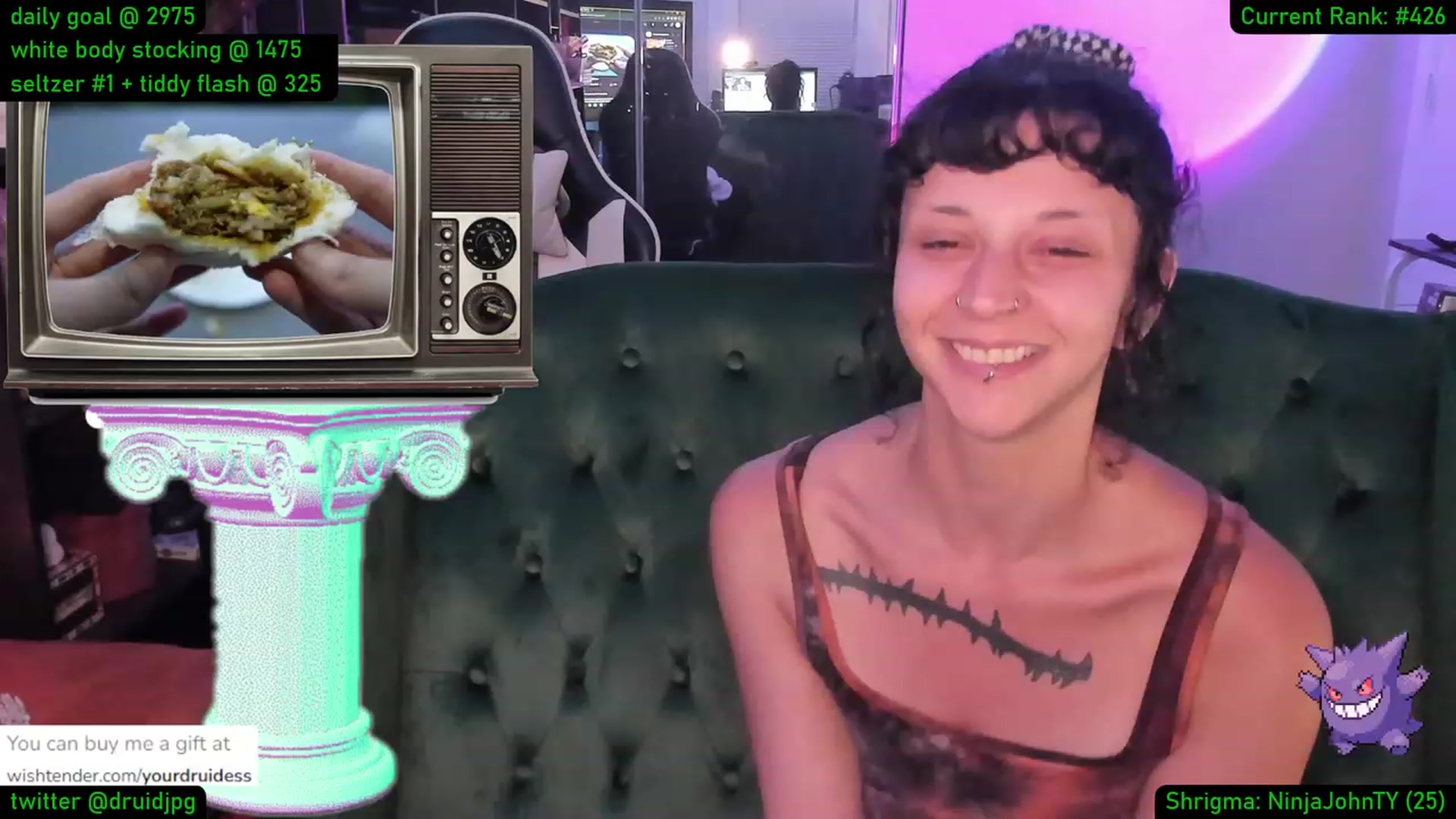 Gallery image thumbnail from YourDruidess's myfreecams stream on, 08/24/2023, 01:47 image 10 of 20