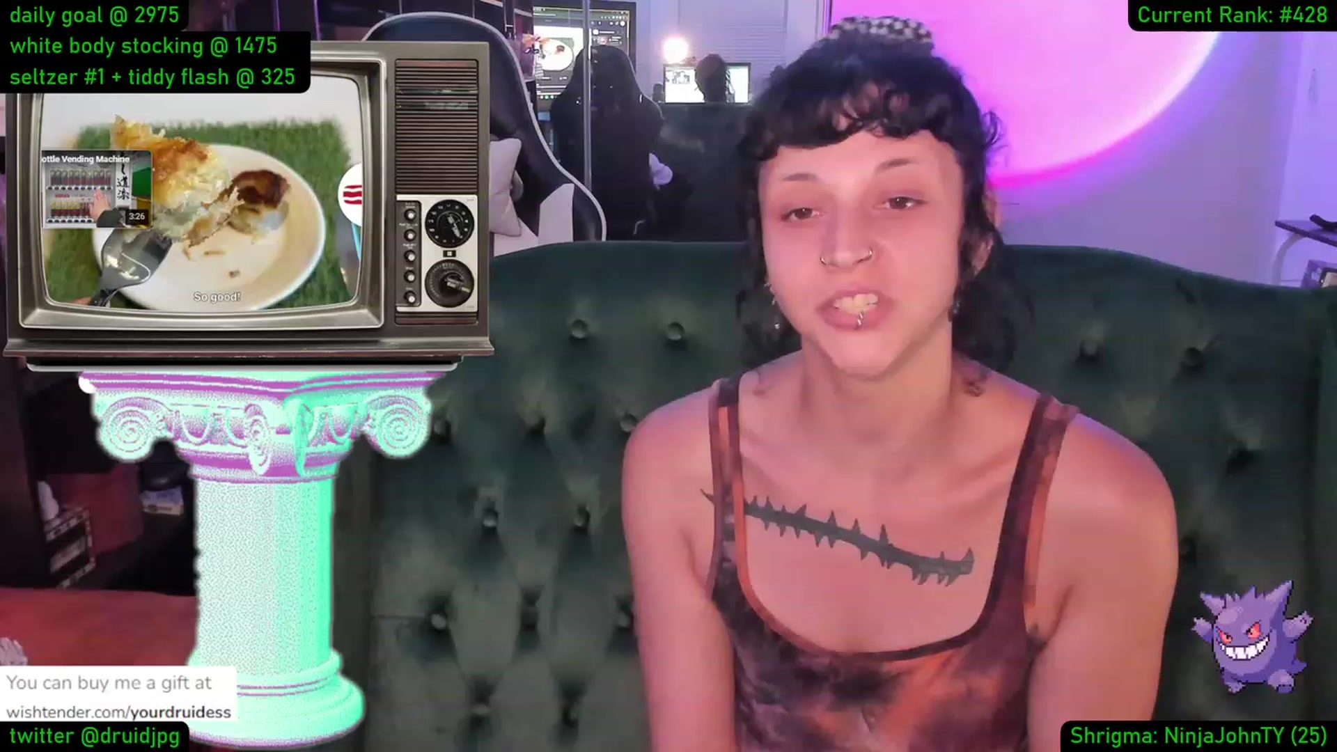 Gallery image thumbnail from YourDruidess's myfreecams stream on, 08/24/2023, 01:47 image 17 of 20