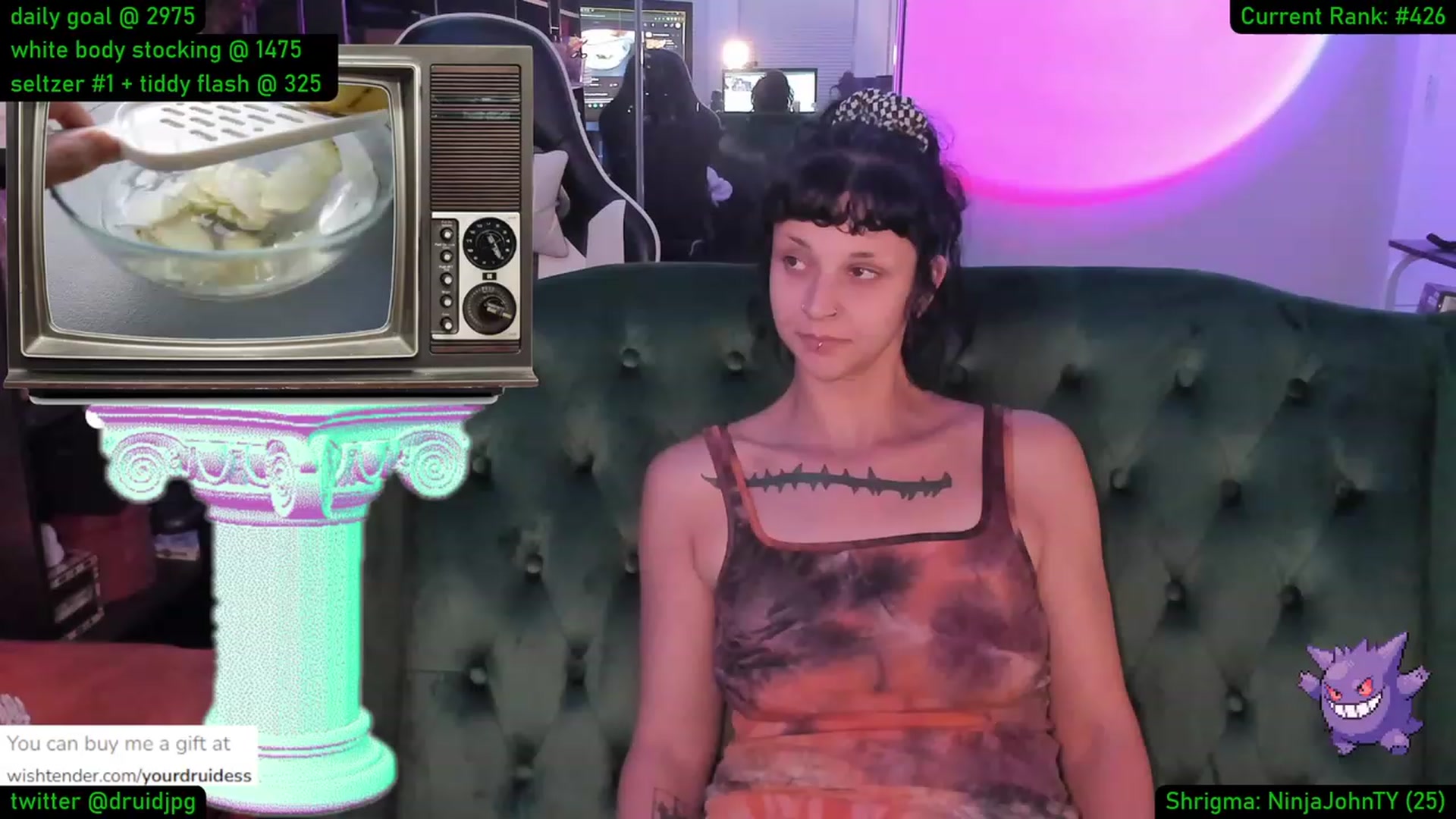 Gallery image thumbnail from YourDruidess's myfreecams stream on, 08/24/2023, 01:47 image 7 of 20
