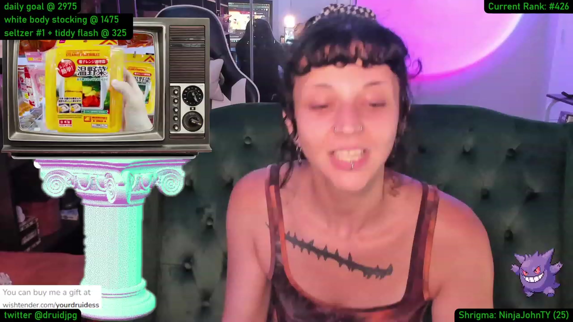 Gallery image thumbnail from YourDruidess's myfreecams stream on, 08/24/2023, 01:47 image 4 of 20