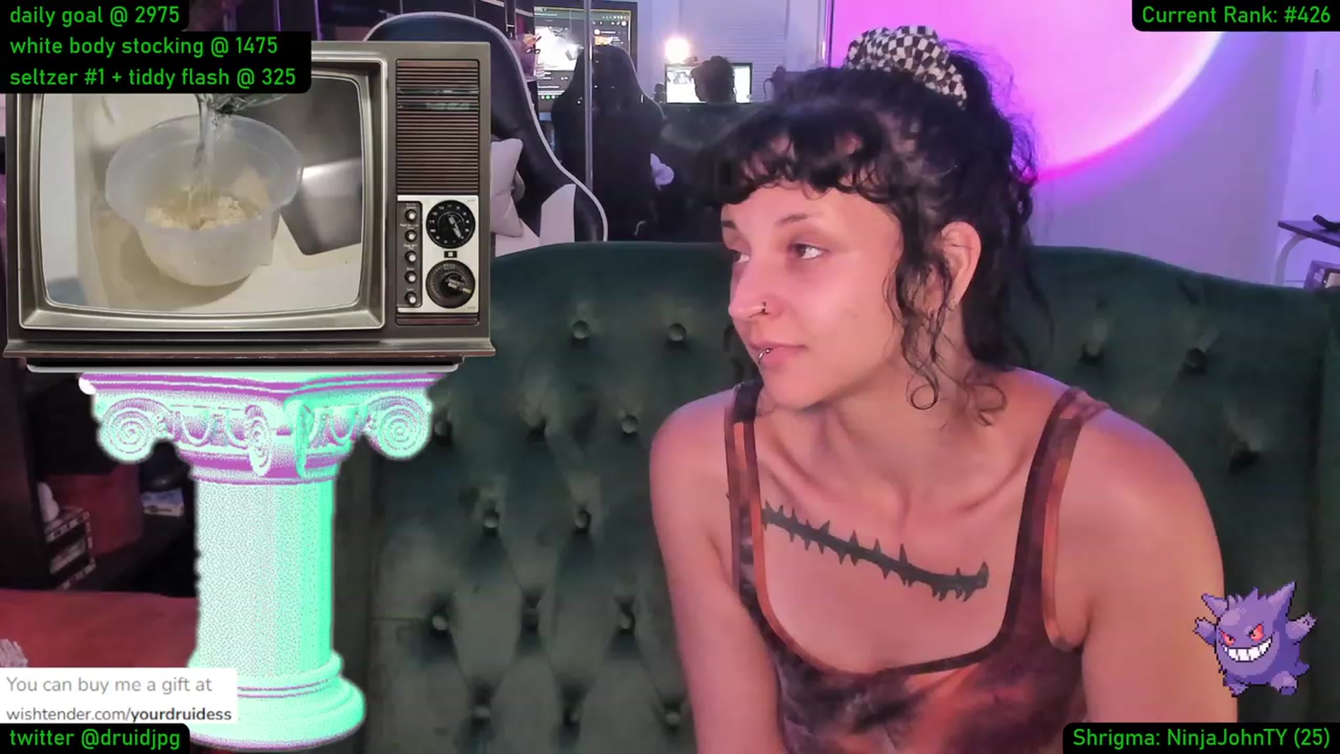 Gallery image thumbnail from YourDruidess's myfreecams stream on, 08/24/2023, 01:47 image 12 of 20