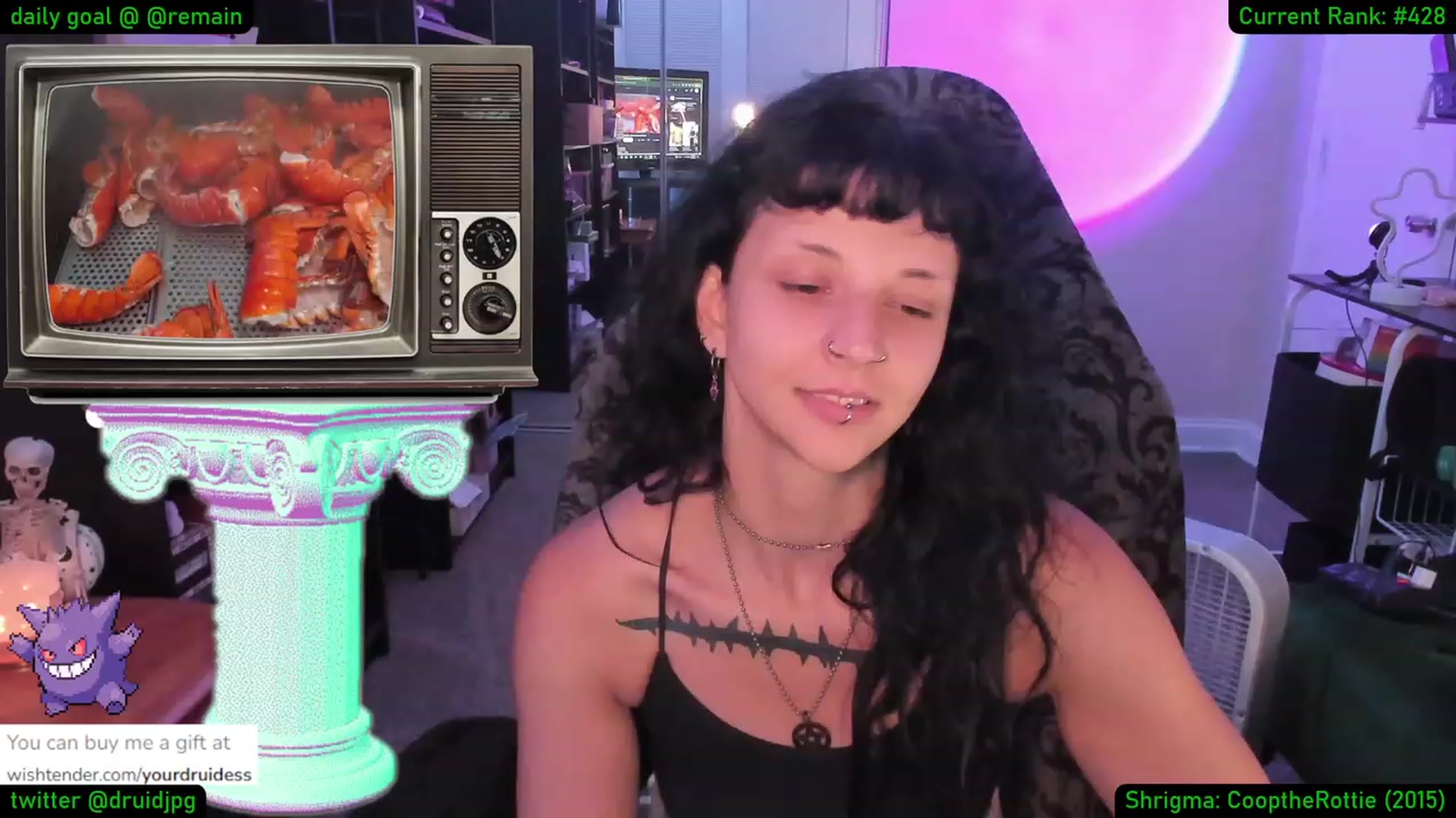 Gallery image thumbnail from YourDruidess's myfreecams stream on, 08/25/2023, 08:13 image 15 of 20
