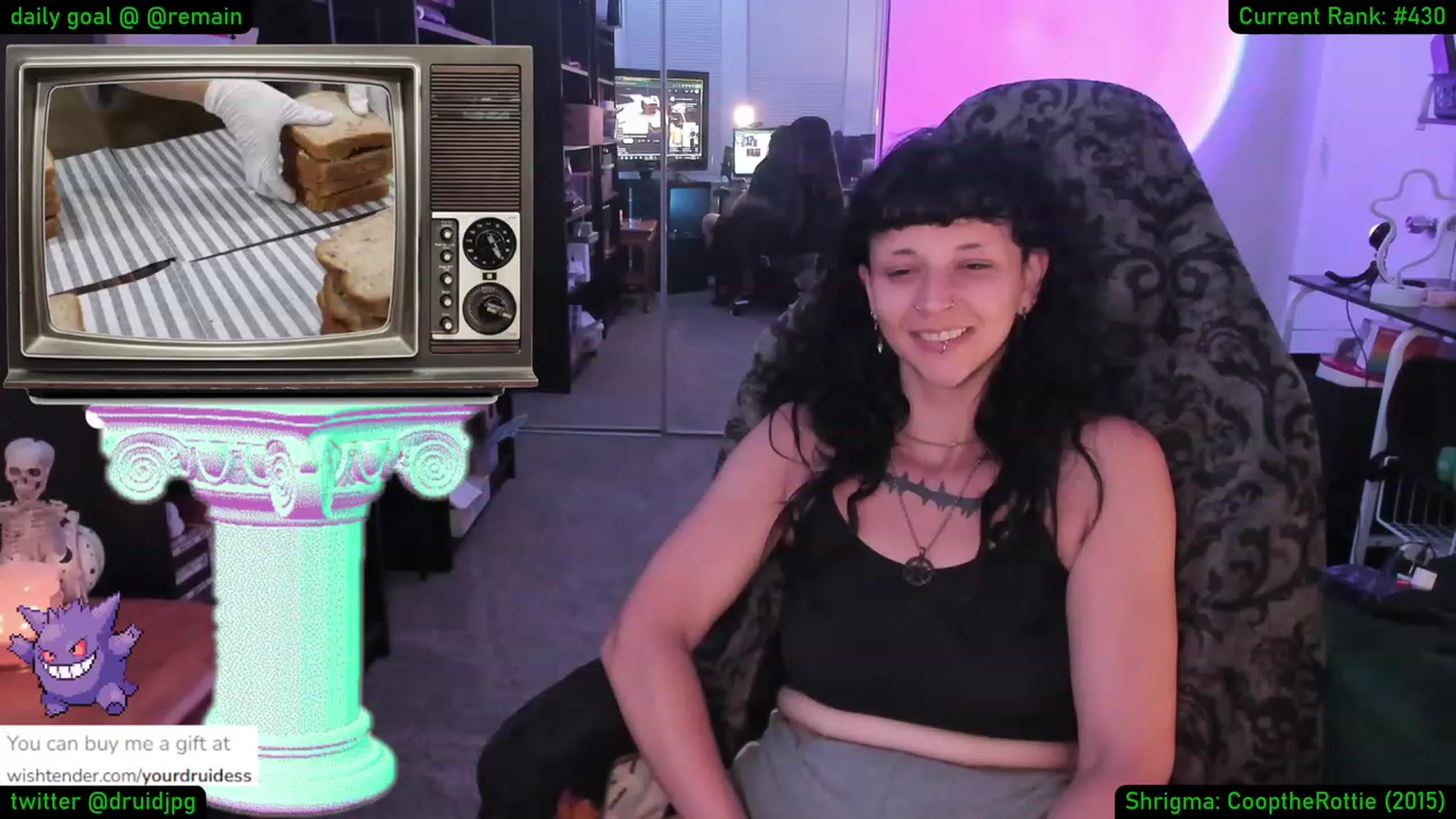 Gallery image thumbnail from YourDruidess's myfreecams stream on, 08/25/2023, 08:13 image 11 of 20