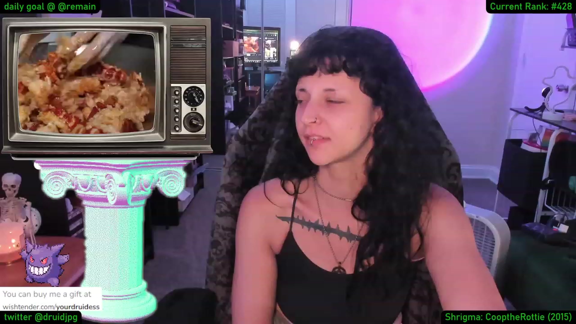 Gallery image thumbnail from YourDruidess's myfreecams stream on, 08/25/2023, 08:13 image 16 of 20