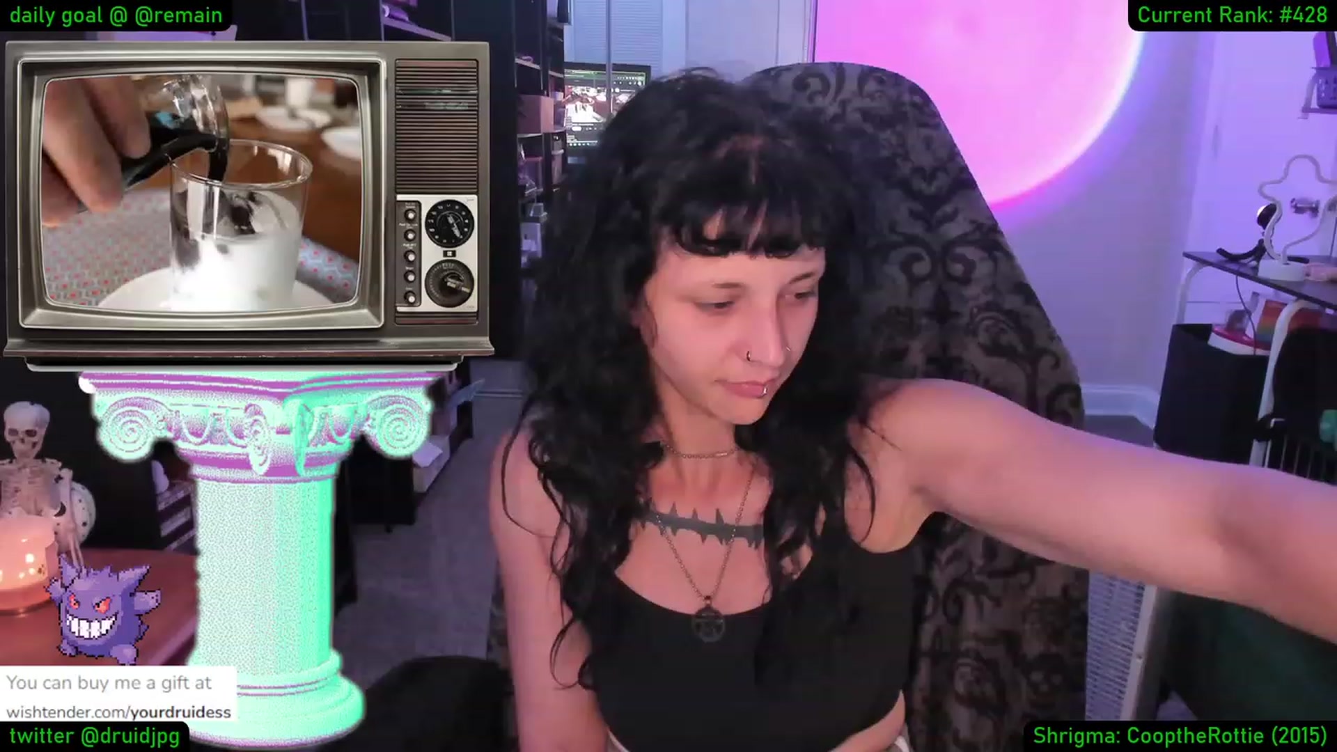 Gallery image thumbnail from YourDruidess's myfreecams stream on, 08/25/2023, 08:13 image 14 of 20