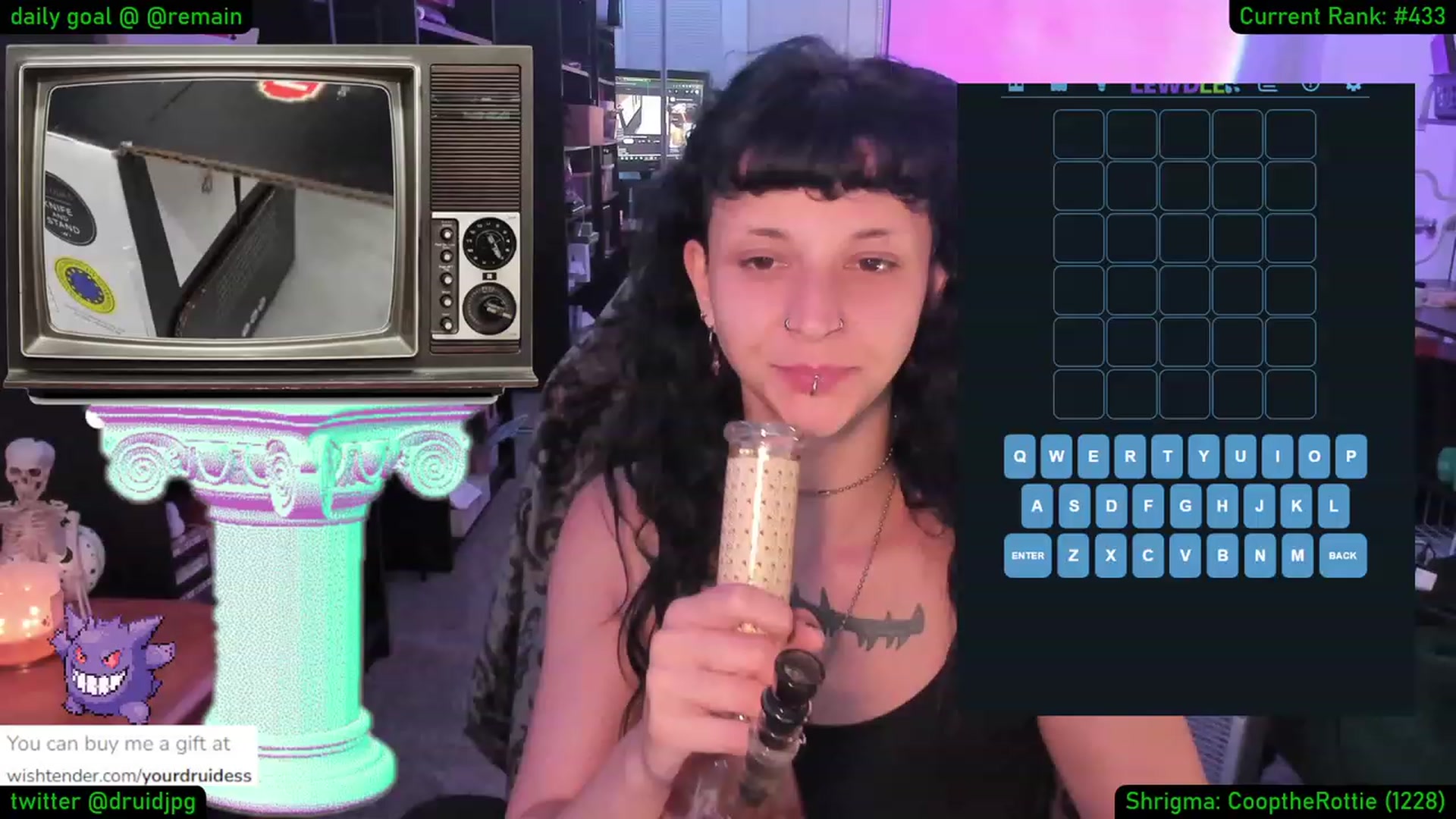 Gallery image thumbnail from YourDruidess's myfreecams stream on, 08/25/2023, 08:13 image 2 of 20