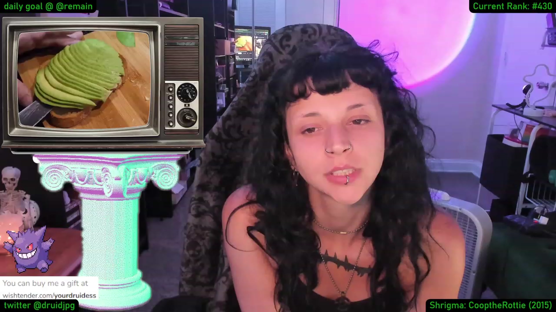 Gallery image thumbnail from YourDruidess's myfreecams stream on, 08/25/2023, 08:13 image 13 of 20