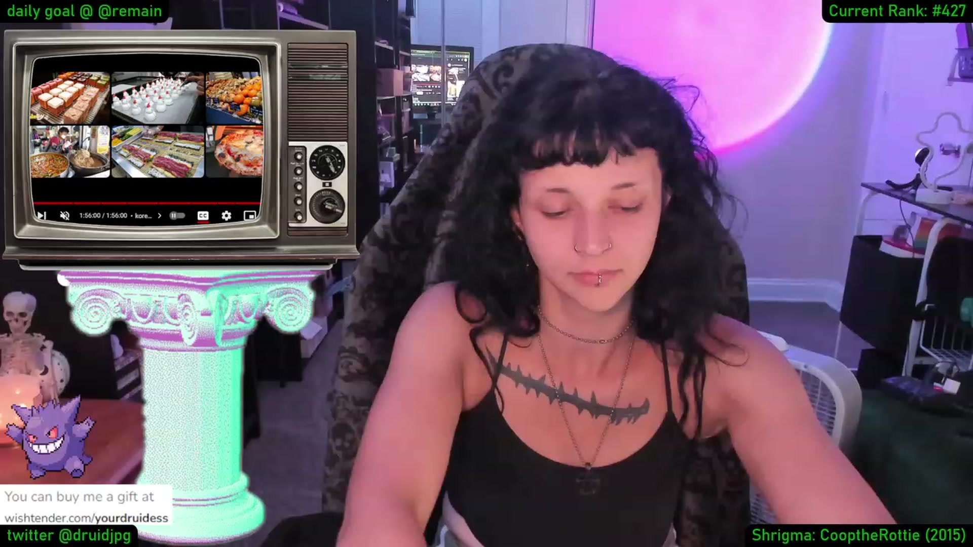 Gallery image thumbnail from YourDruidess's myfreecams stream on, 08/25/2023, 08:35 image 9 of 20
