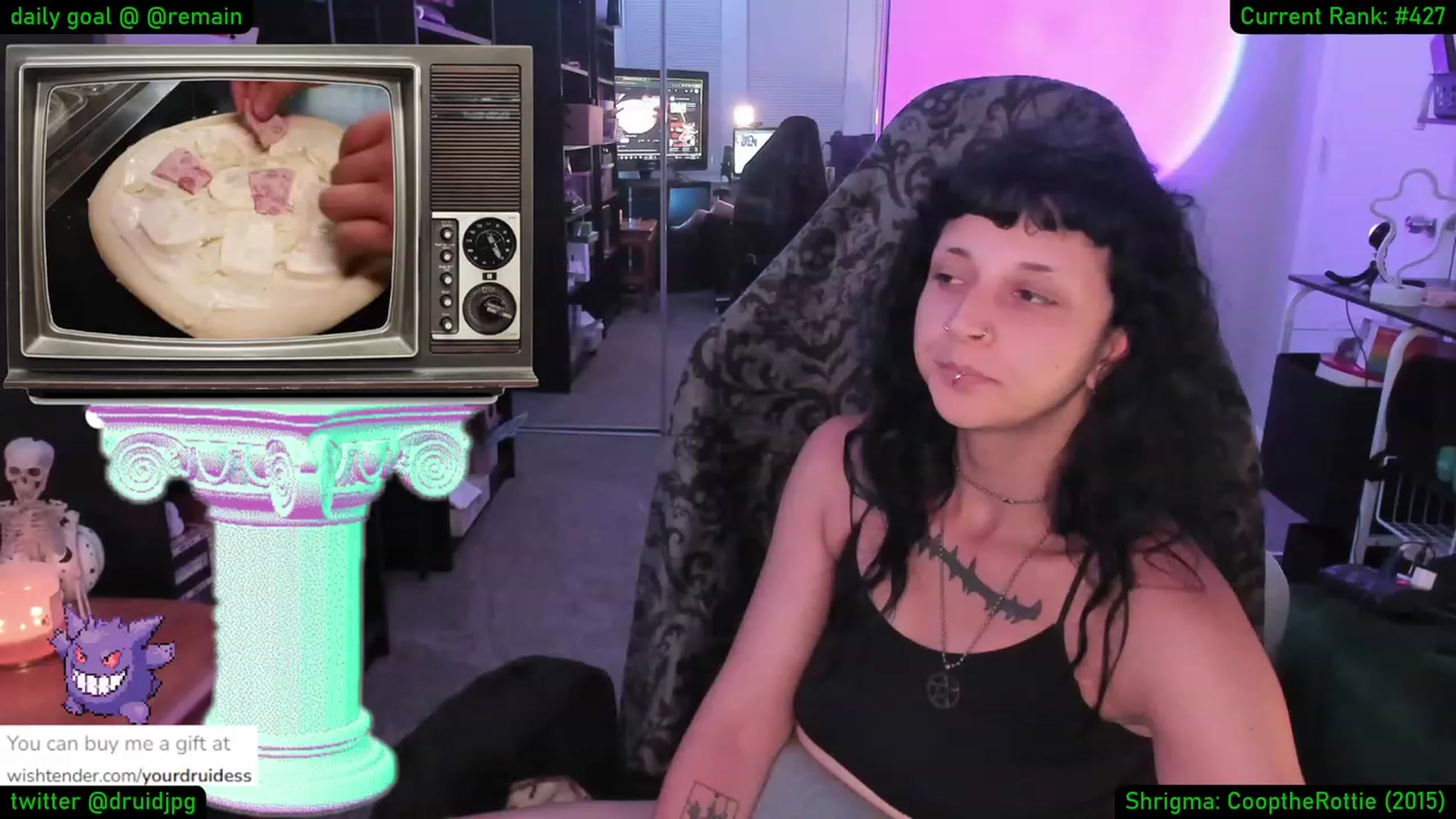 Gallery image thumbnail from YourDruidess's myfreecams stream on, 08/25/2023, 08:35 image 18 of 20
